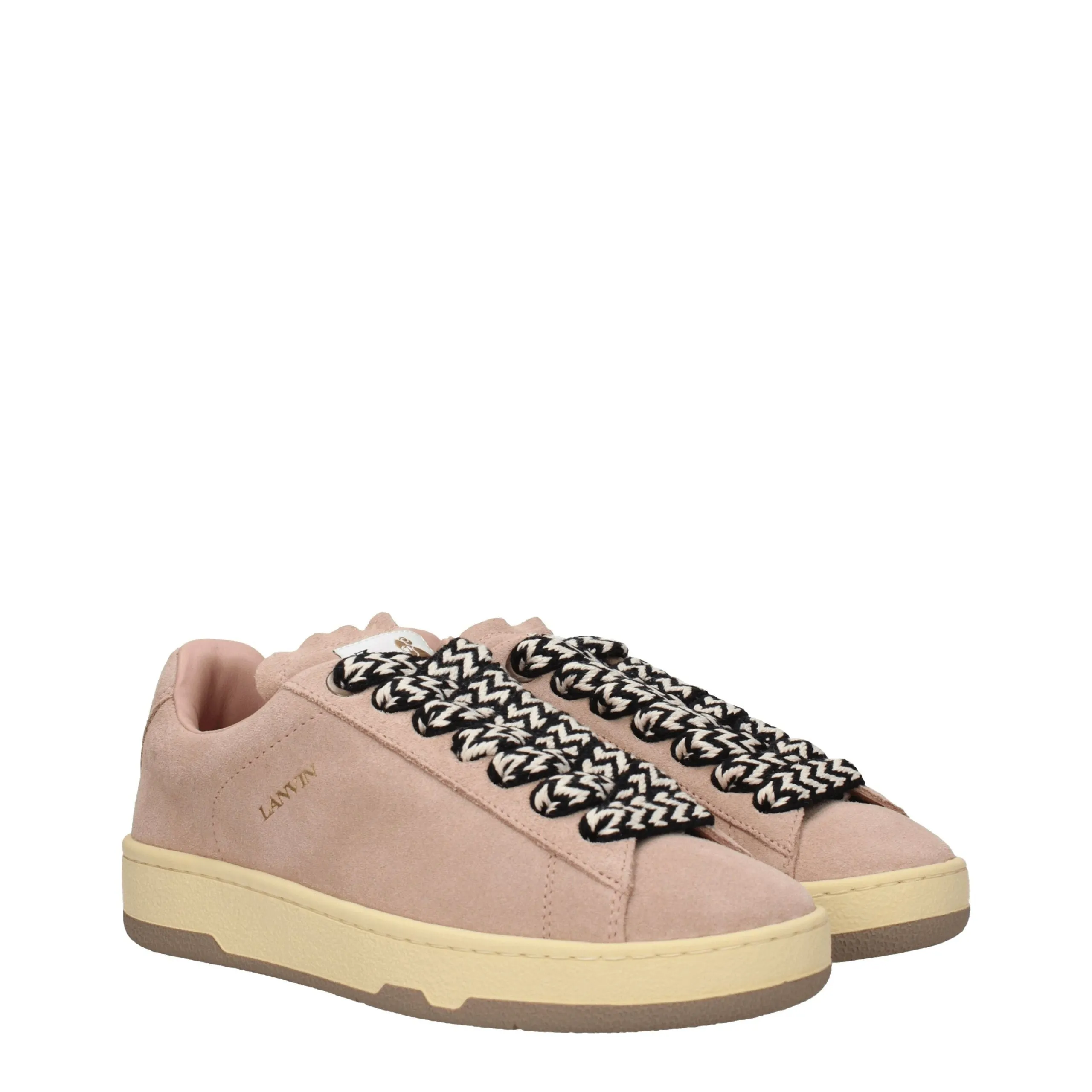 Lanvin Pink Leather Low Top Sneakers sold by Siebentaschen product image thumbnail 2