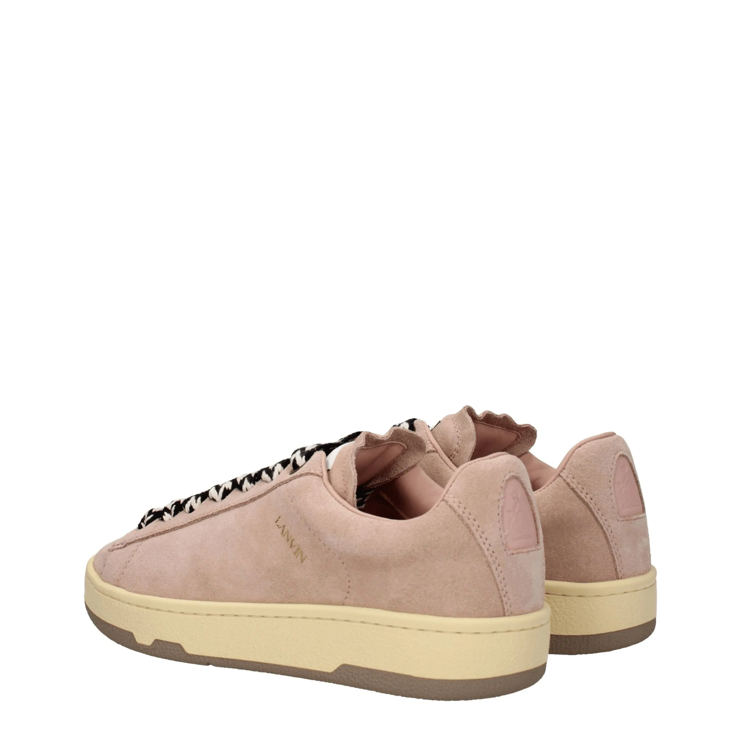 Lanvin Pink Leather Low Top Sneakers sold by Siebentaschen product image thumbnail 4