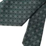 Dolce & Gabbana Green Silk Branded Logo Adjustable Men Tie sold by Siebentaschen product image thumbnail 5