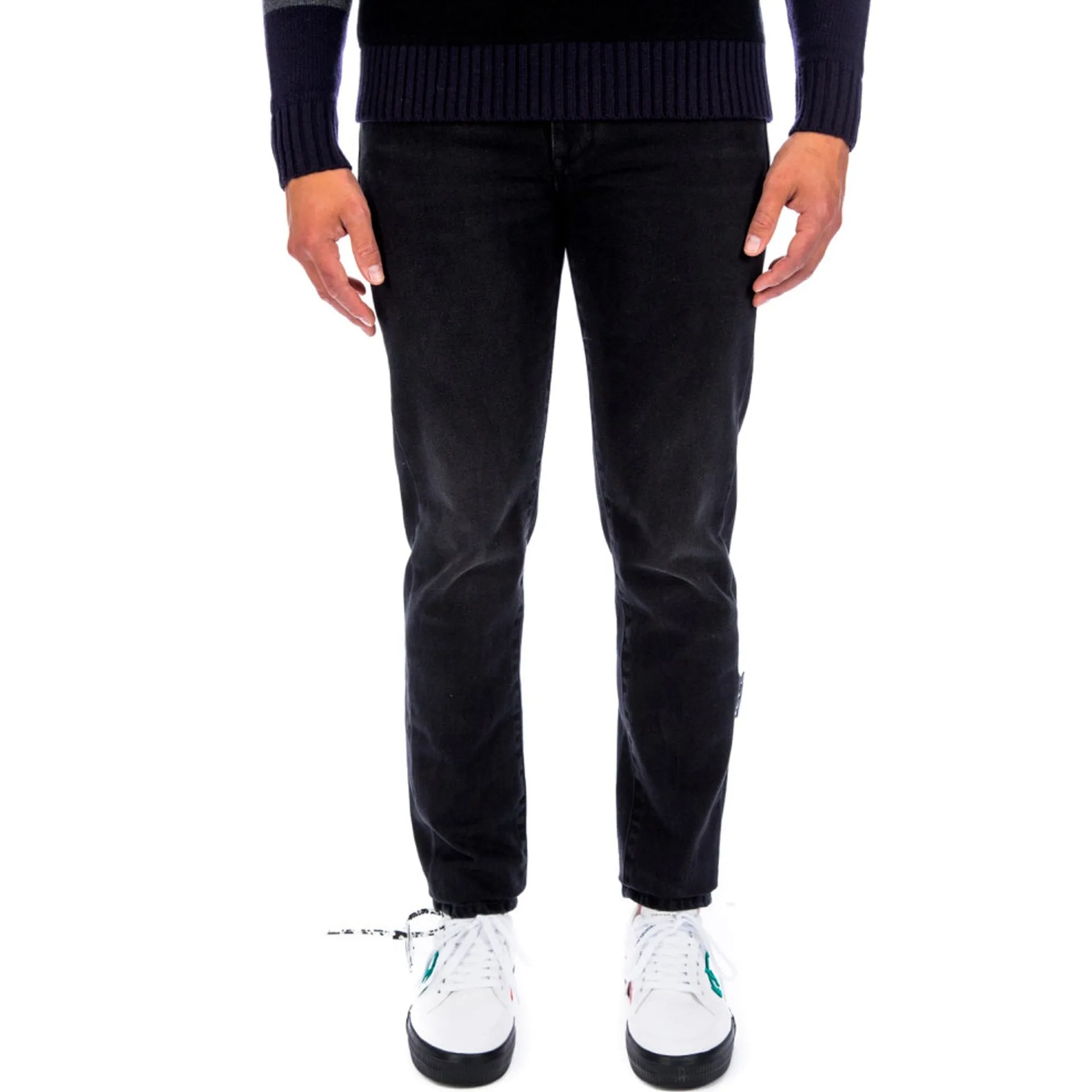 Off-White Cotton Denim Jeans sold by Siebentaschen product image thumbnail 2