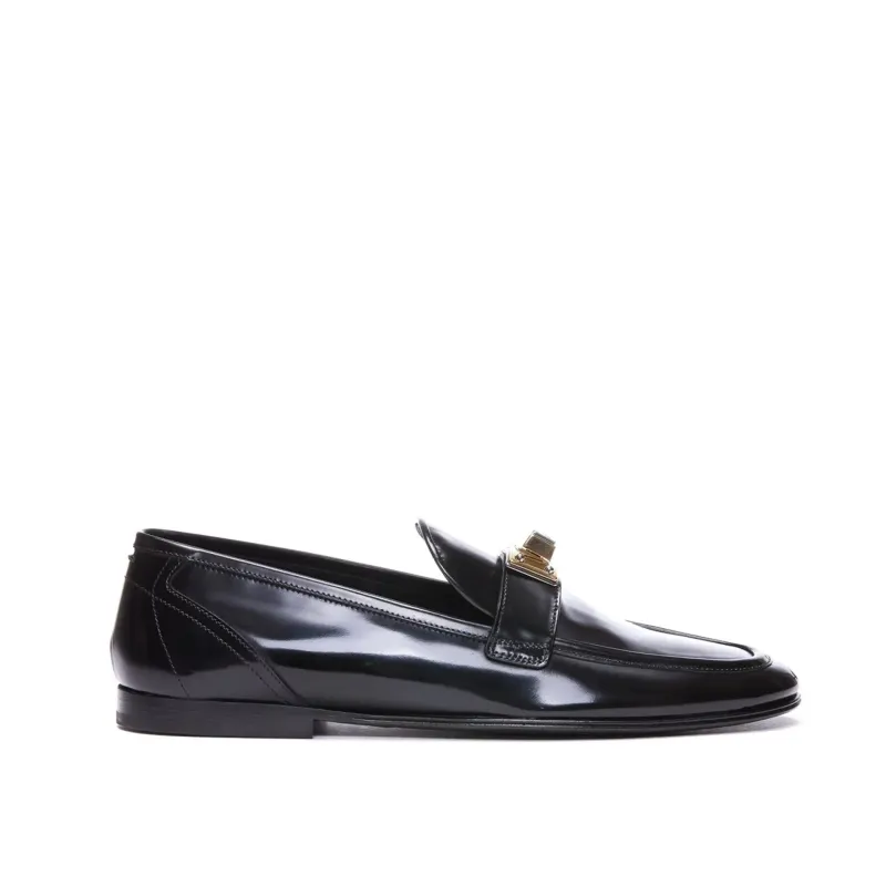 Dolce & Gabbana Leather Loafers sold by Siebentaschen
