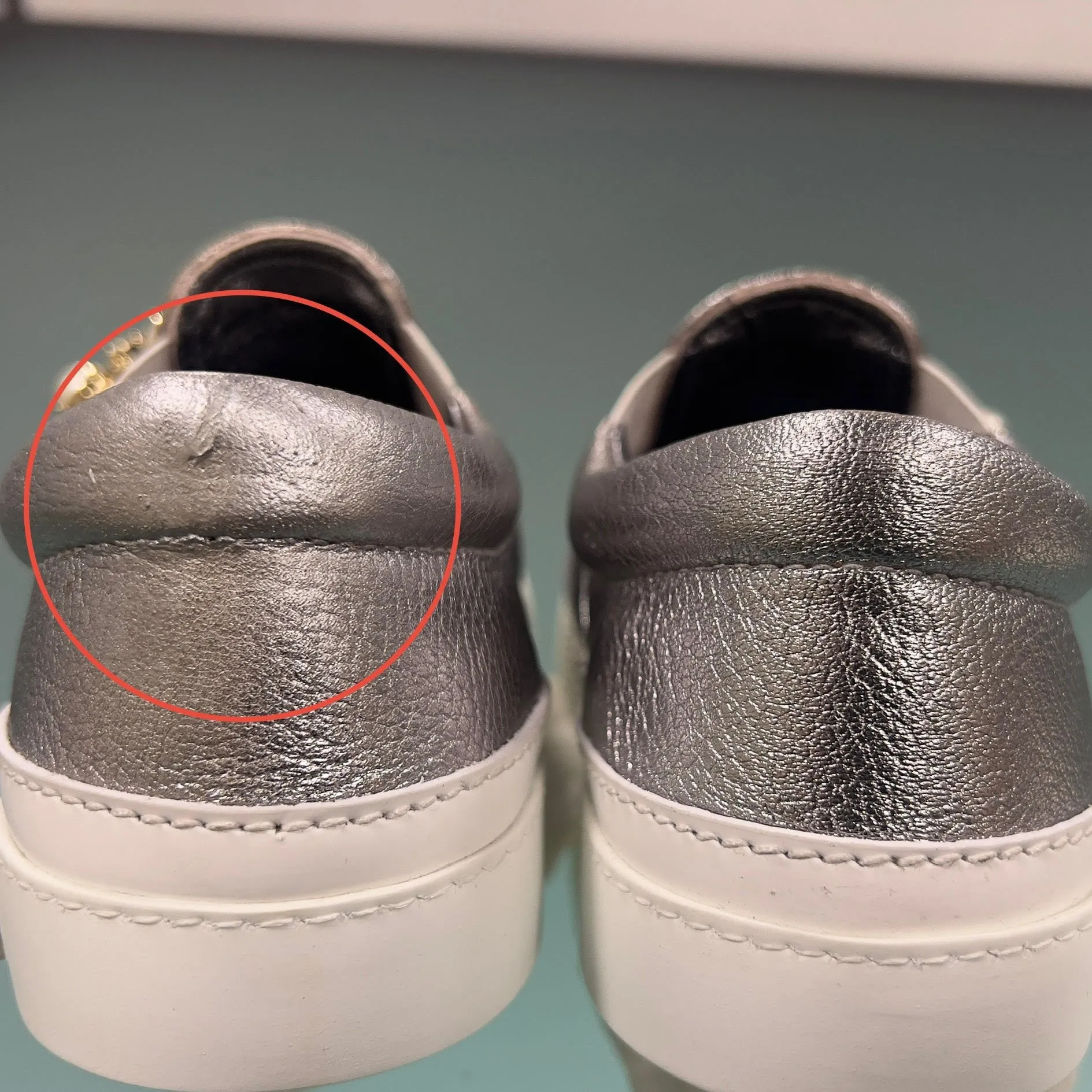 Miu Miu Leather Crystal Snekaers sold by Siebentaschen product image thumbnail 3