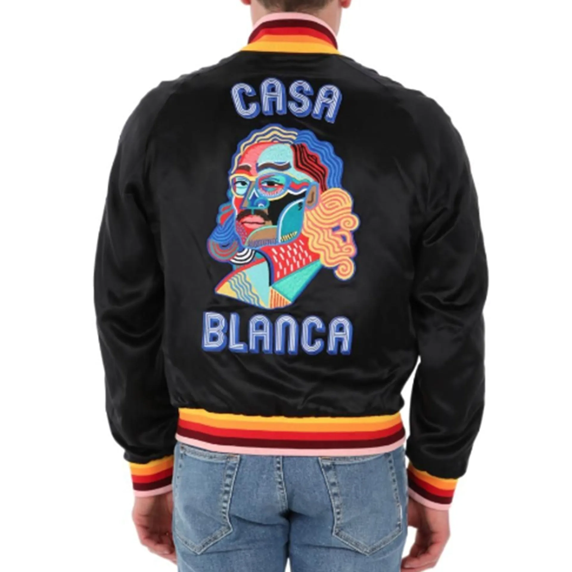 Casablanca Silk Logo Bomber sold by Siebentaschen product image thumbnail 3