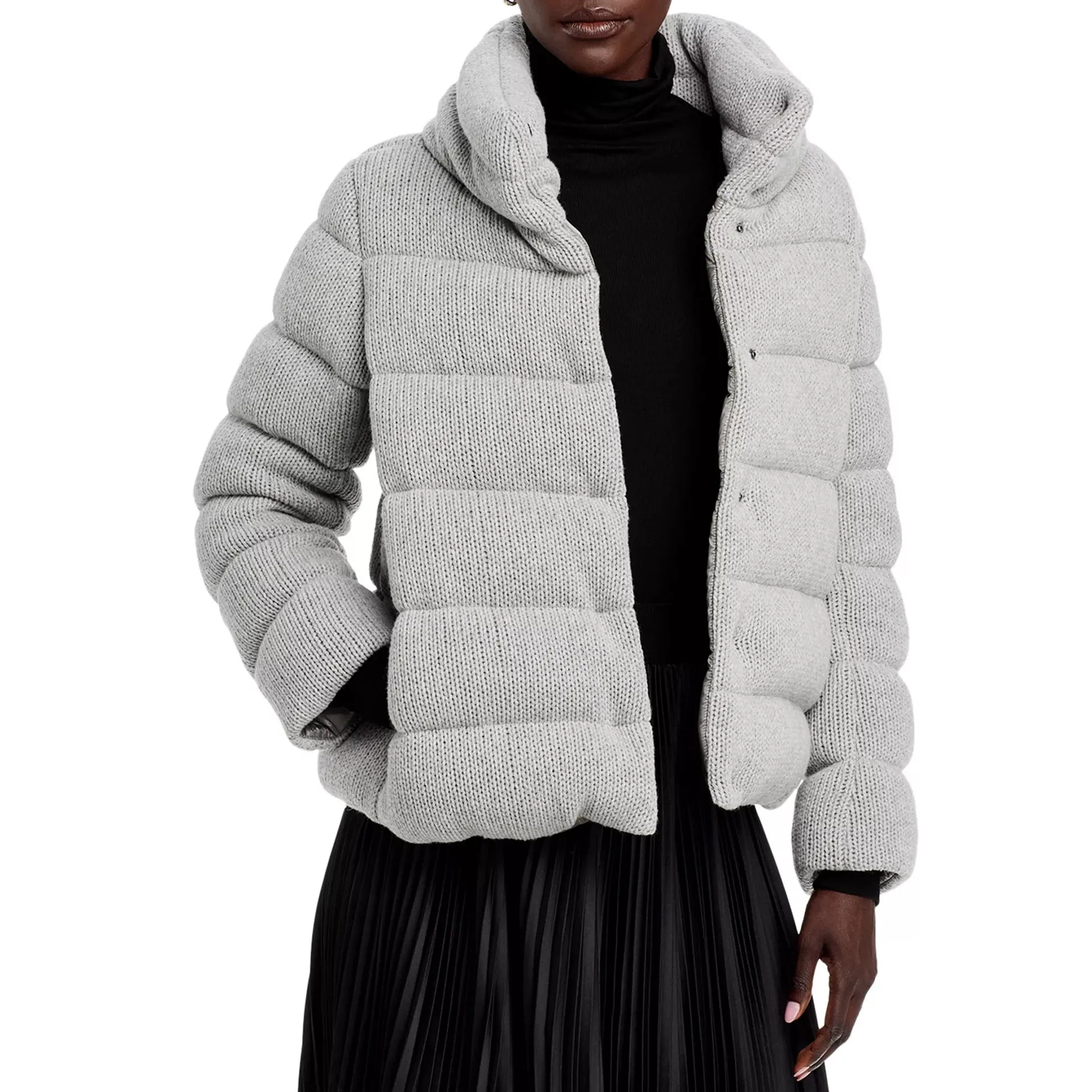 Herno Quilted Knit Bomber Jacket sold by Siebentaschen product image thumbnail 2