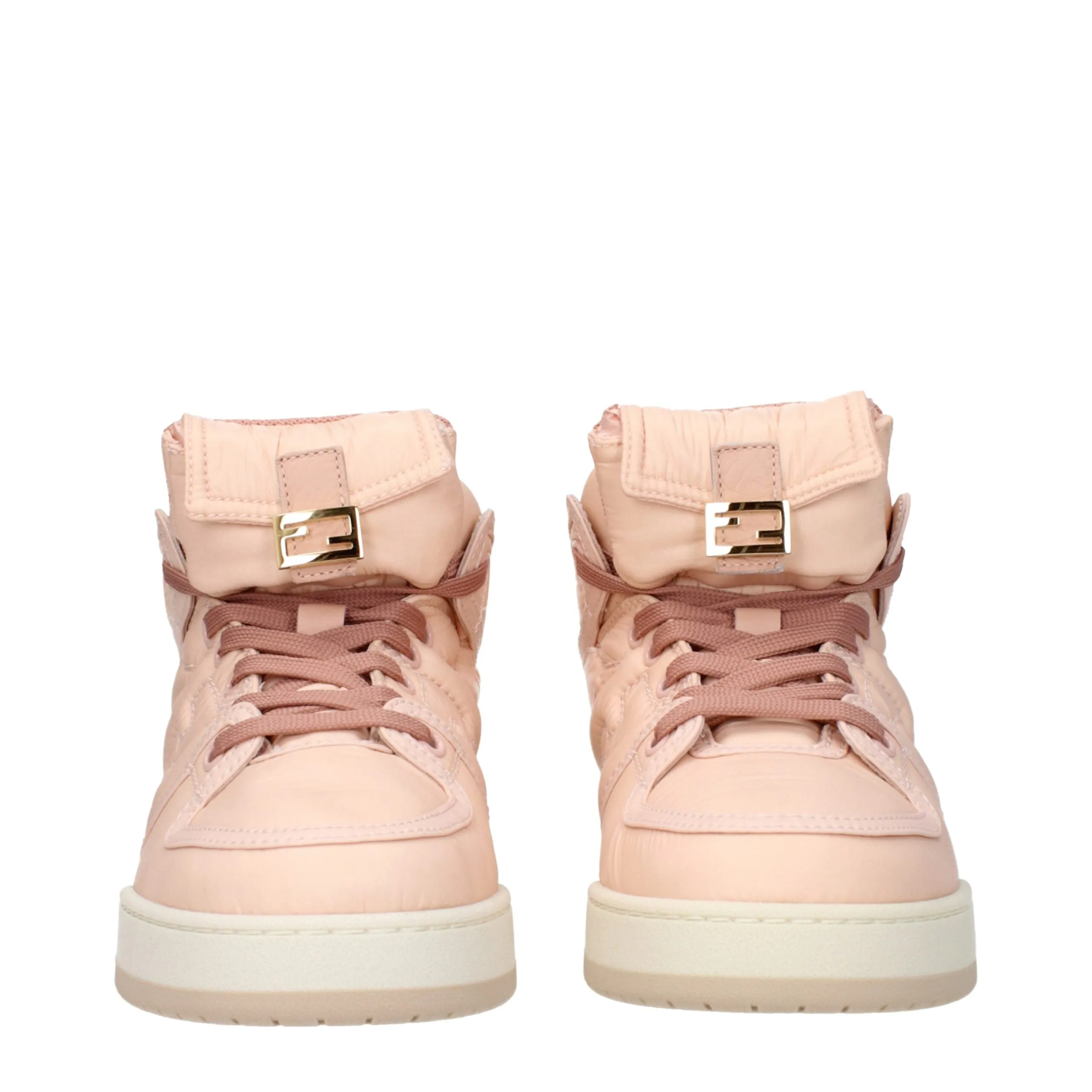 Fendi Pink Nylon High Top Sneakers sold by Siebentaschen product image thumbnail 3