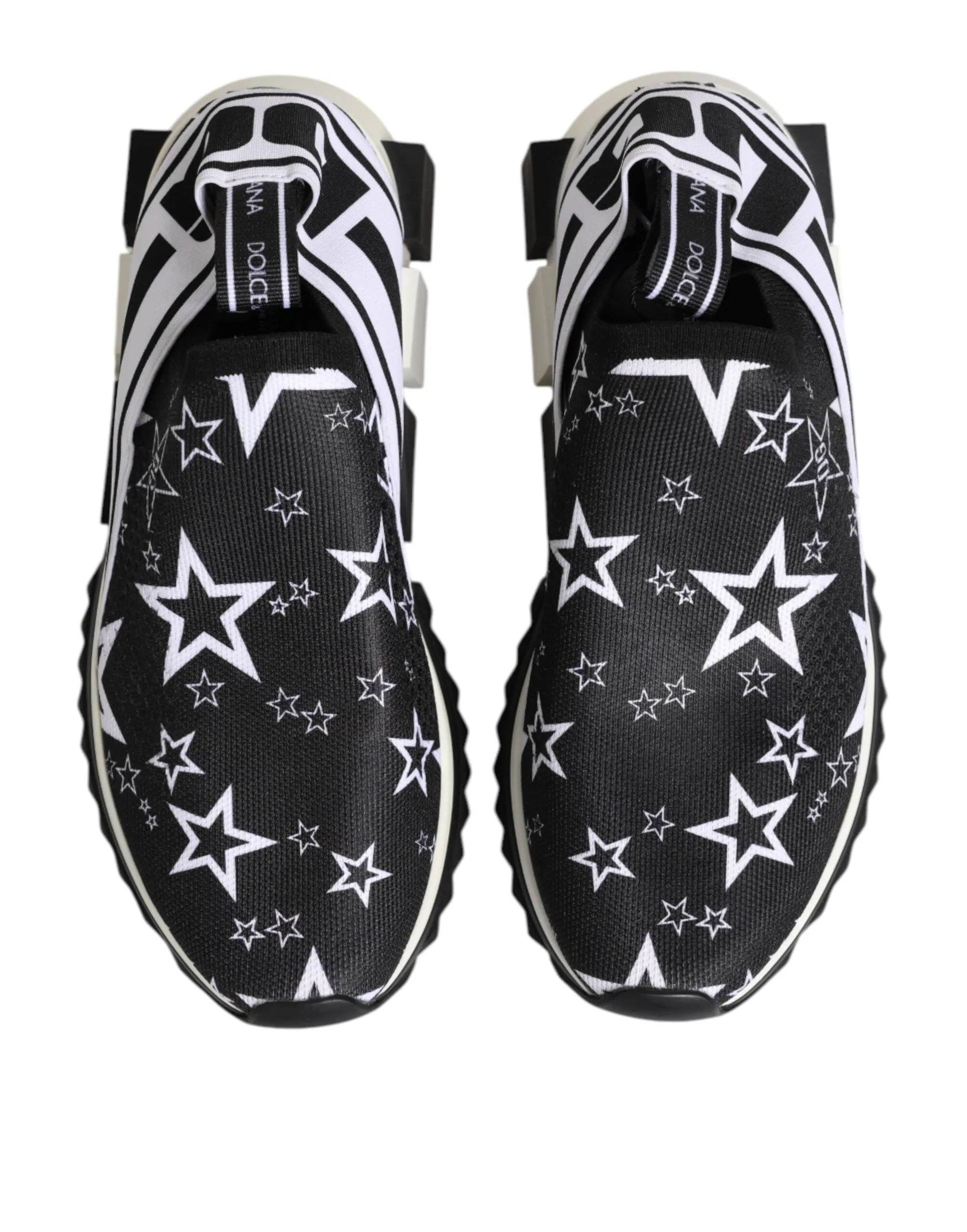 Dolce & Gabbana Black White Sorrento Low Top Sneakers Shoes sold by Siebentaschen product image thumbnail 3