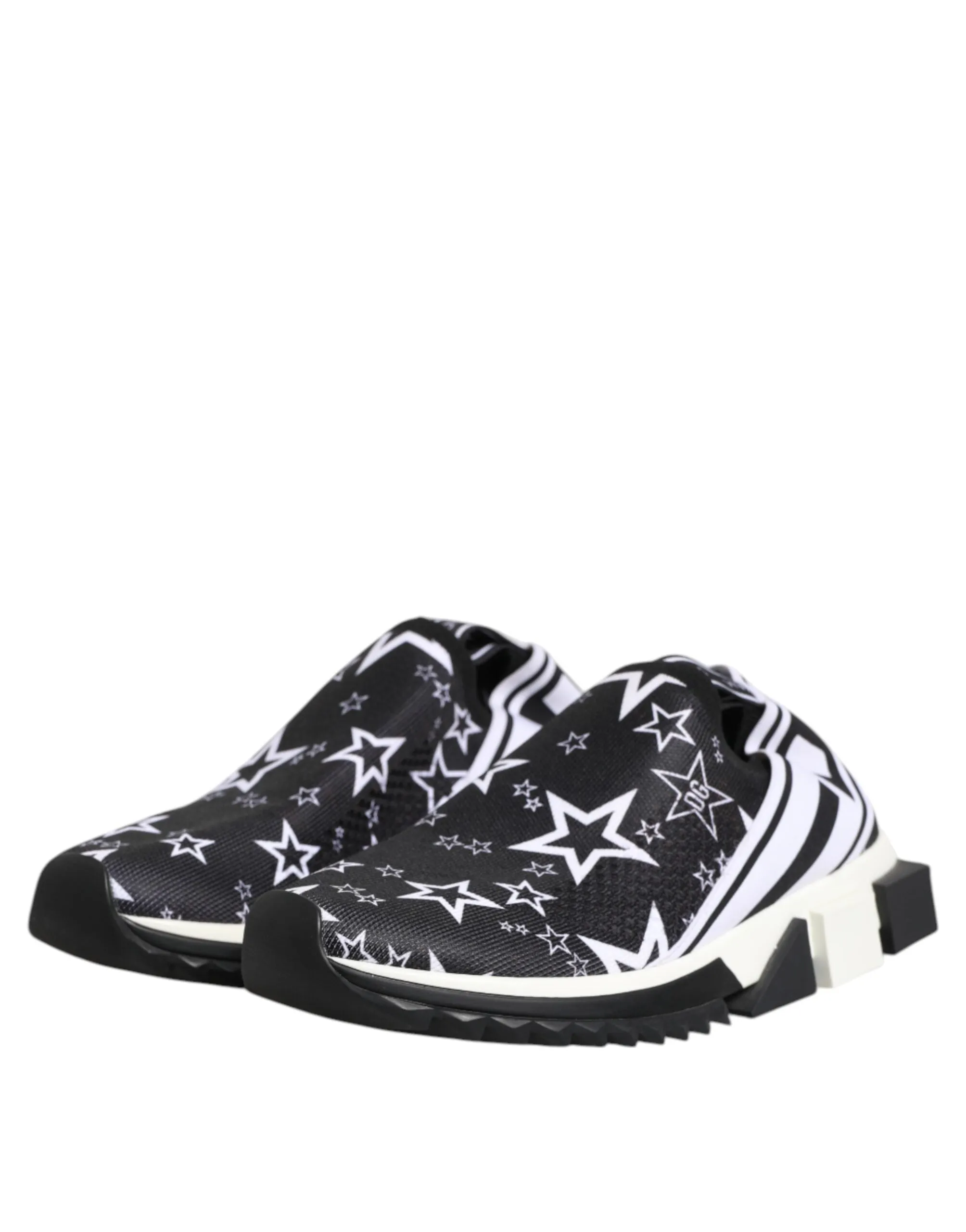 Dolce & Gabbana Black White Sorrento Low Top Sneakers Shoes sold by Siebentaschen product image thumbnail 4