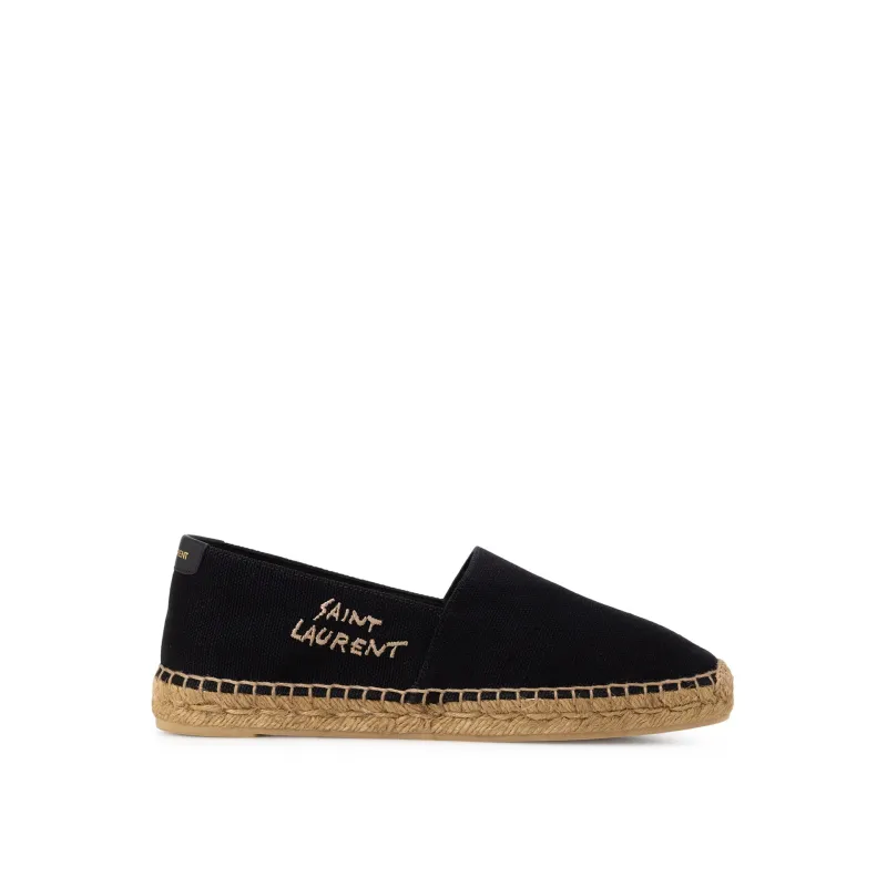 Saint Laurent Logo Espadrilles sold by Siebentaschen