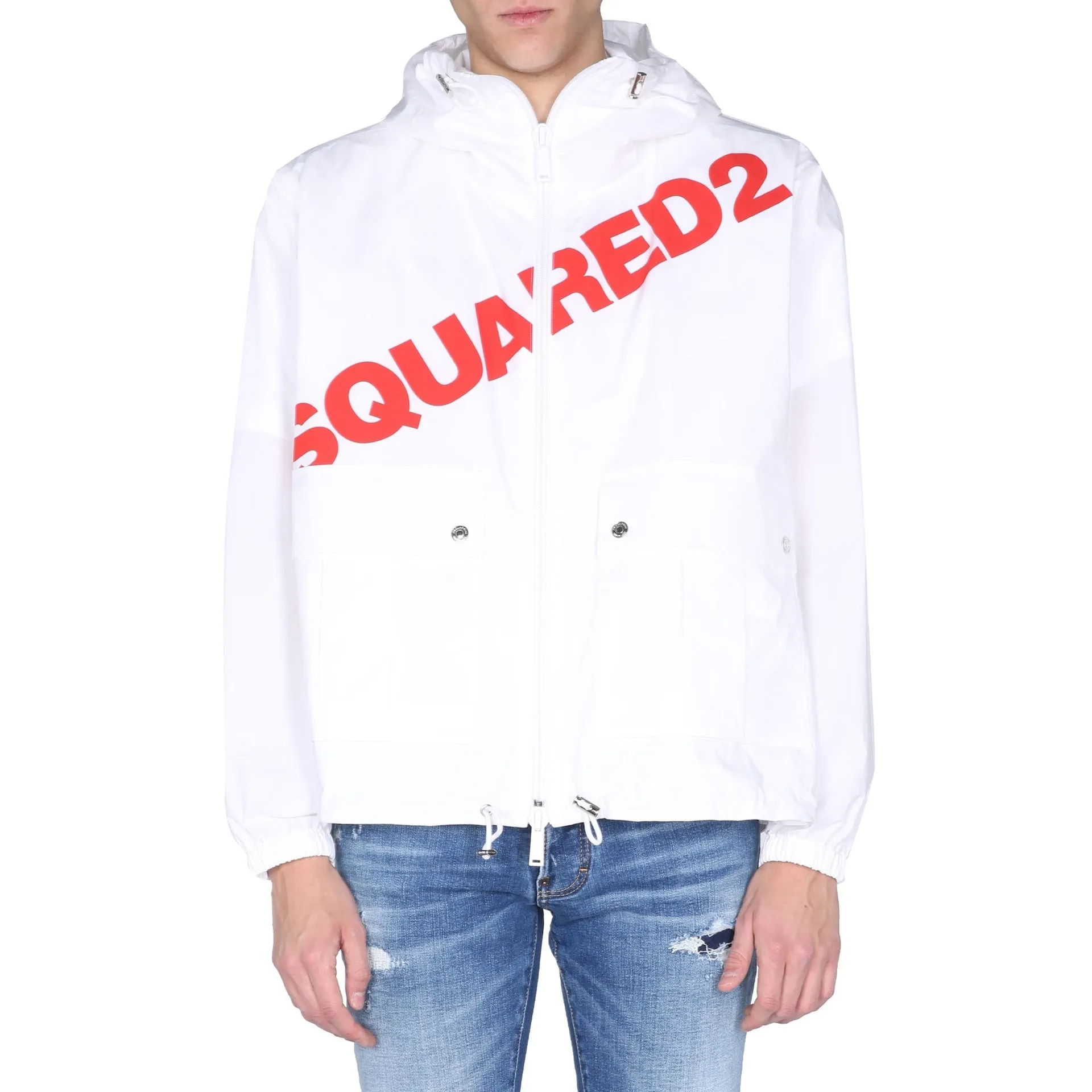 Dsquared2 Logo Hooded Windbreaker sold by Siebentaschen product image thumbnail 2