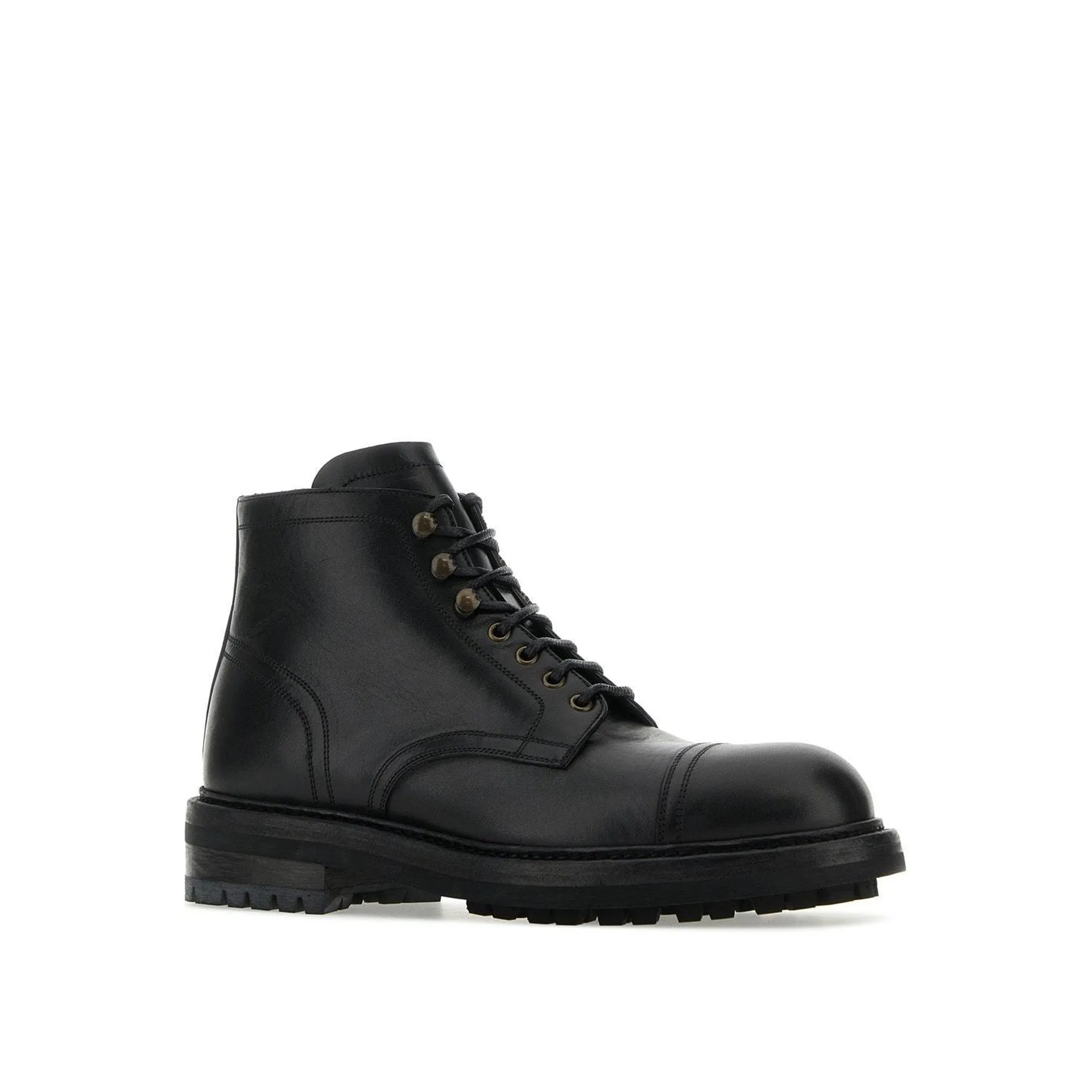 Dolce & Gabbana Leather Ankle Boots sold by Siebentaschen product image thumbnail 2