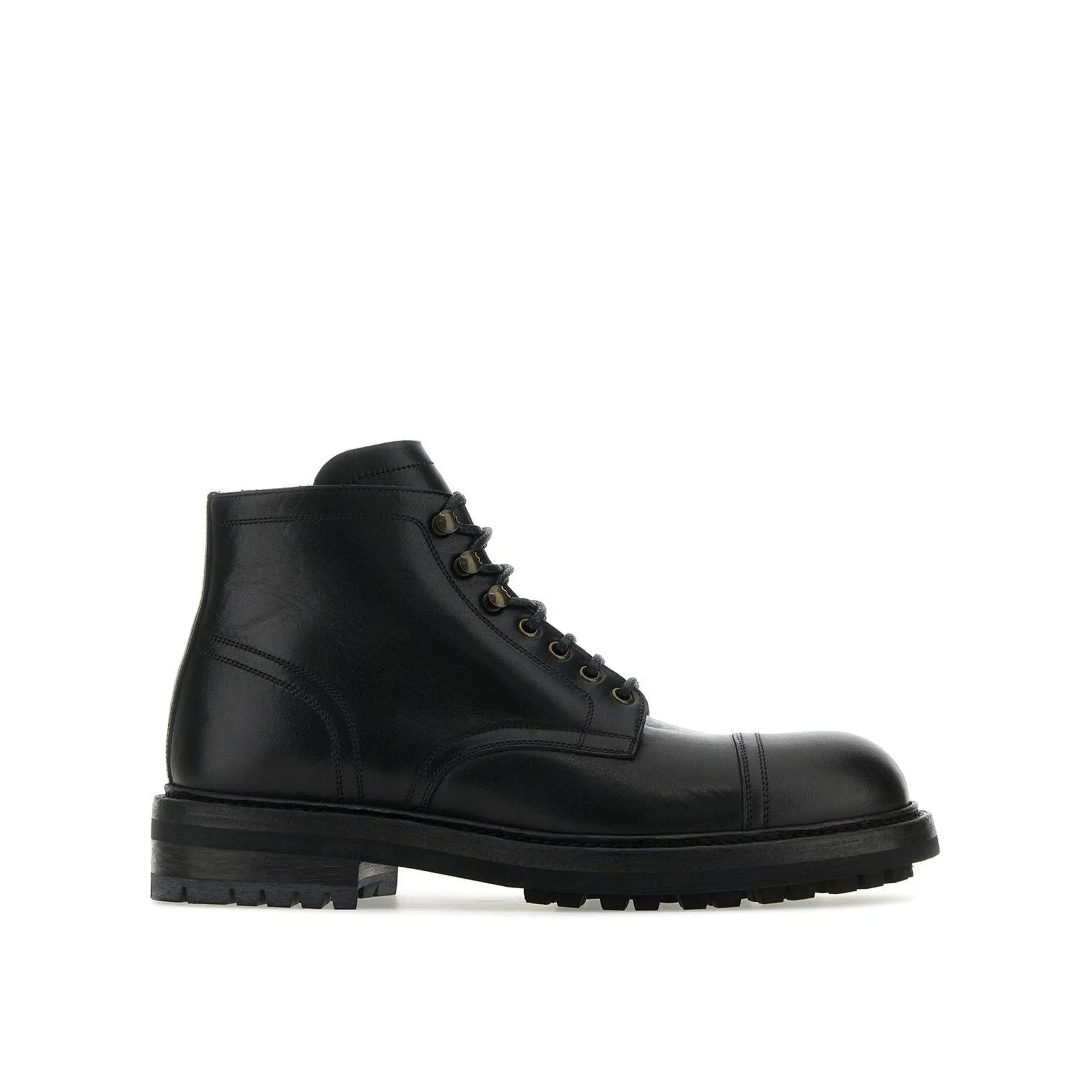 Dolce & Gabbana Leather Ankle Boots sold by Siebentaschen