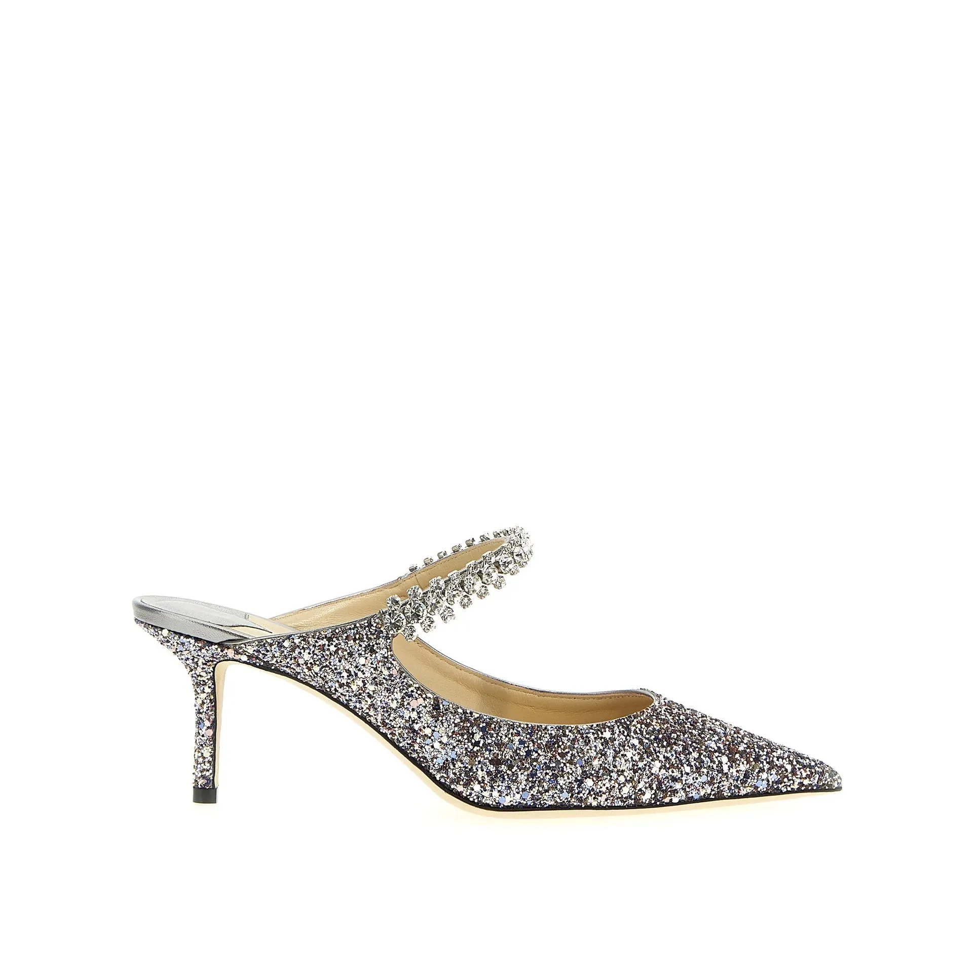 Jimmy Choo Bing Glitter Pumps sold by Siebentaschen