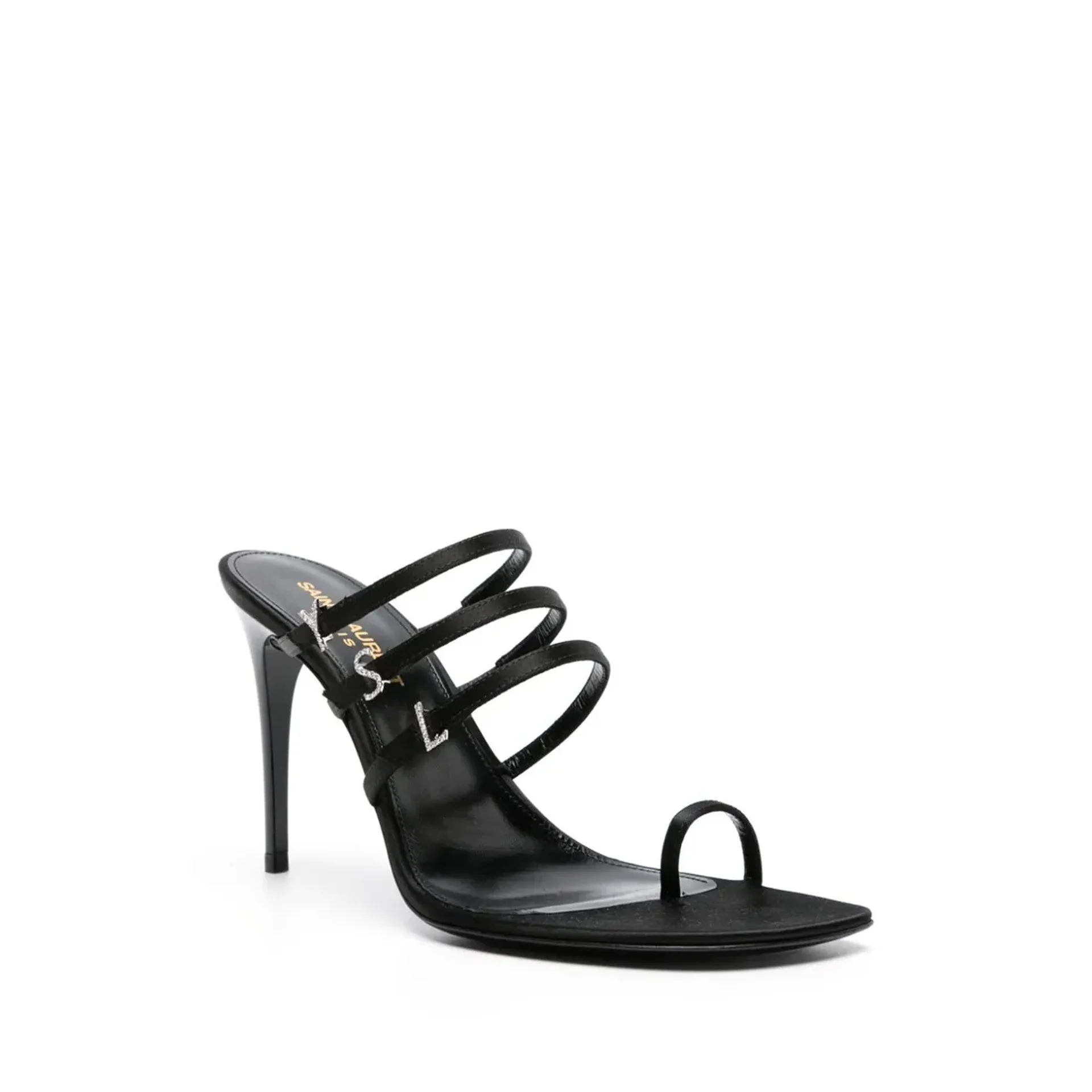 Saint Laurent Jerry 95 Satin Sandals sold by Siebentaschen product image thumbnail 2