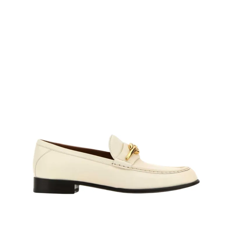 Valentino Garavani Vlogo The Blond Edition Leather Loafers sold by Siebentaschen