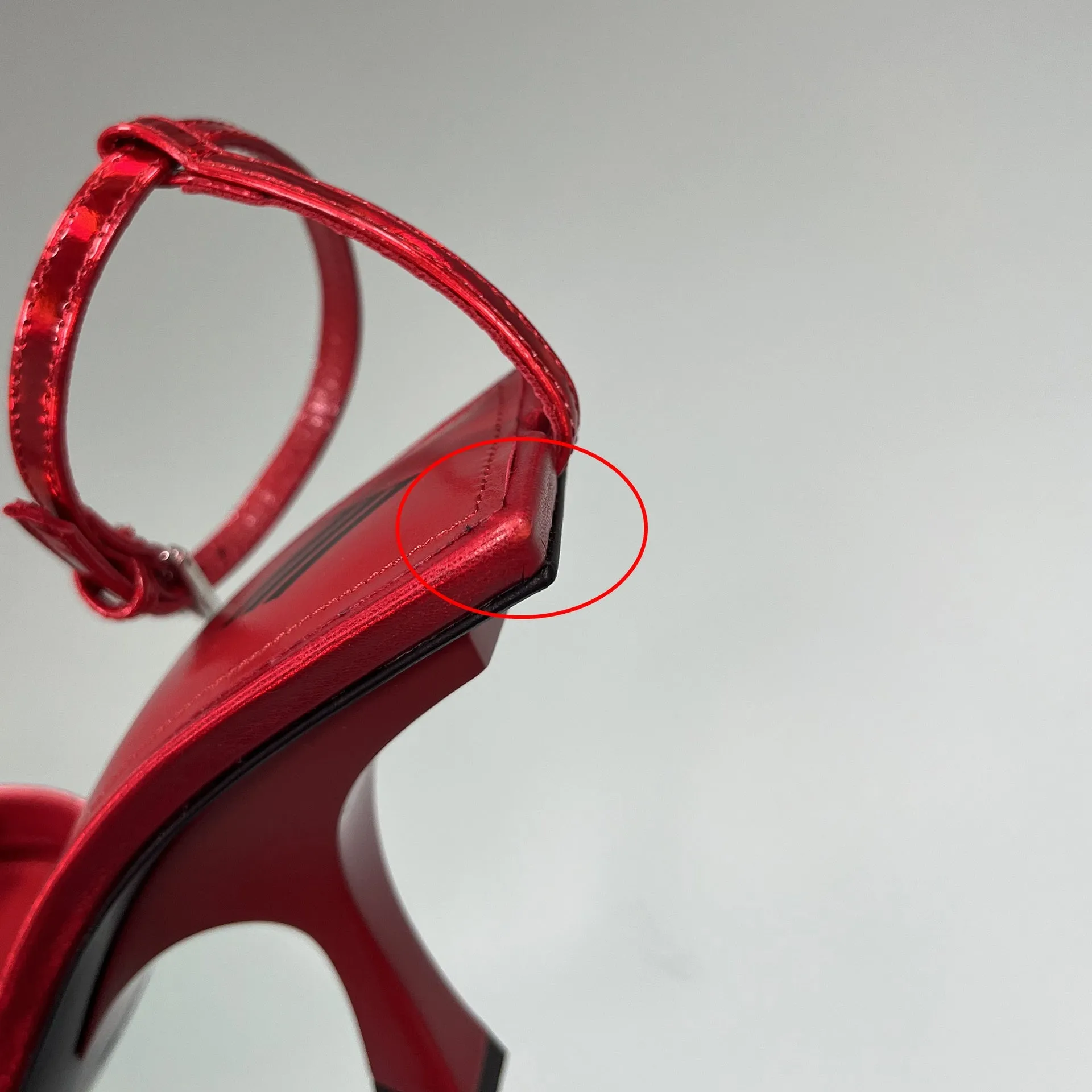 The Attico Mismatch Leather Sandals sold by Siebentaschen product image thumbnail 5