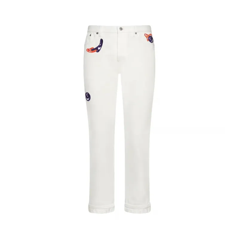 Dior KennyScharf Patches Jeans sold by Siebentaschen