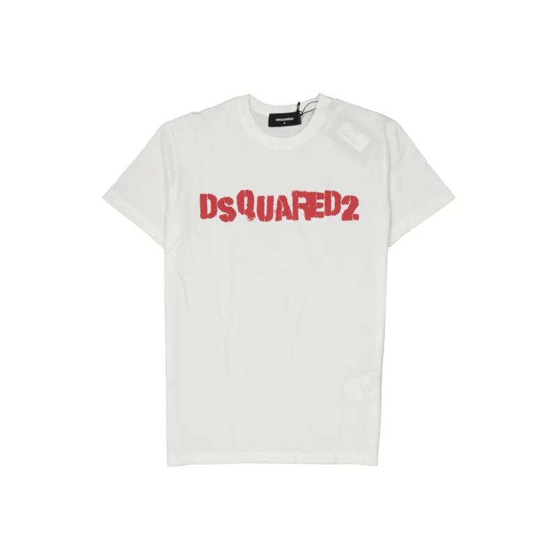 Dsquared2 Cotton Logo T-Shirt sold by Siebentaschen