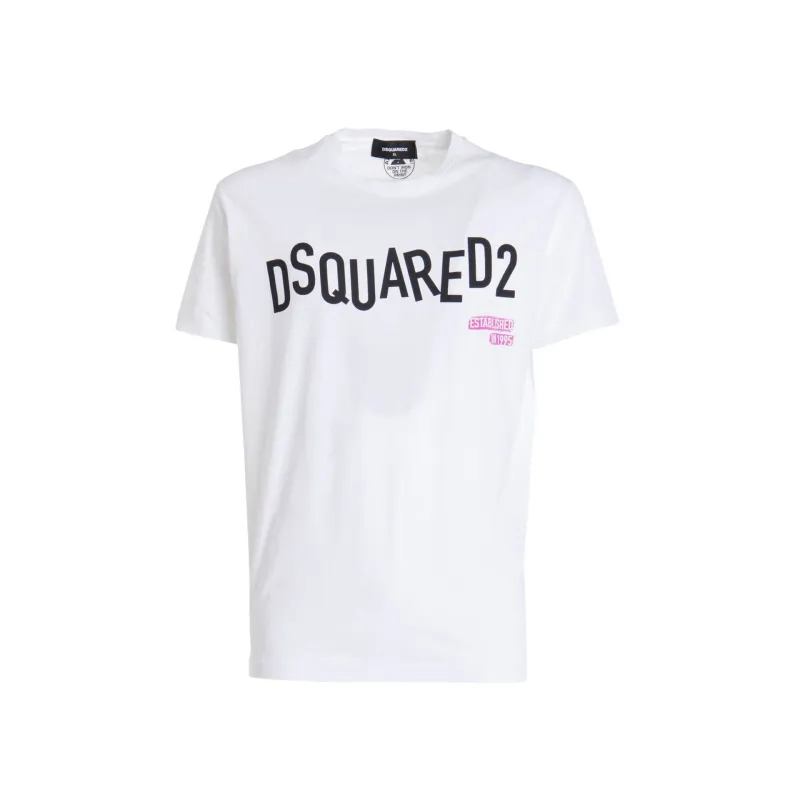Dsquared2 Cotton Logo T-Shirt sold by Siebentaschen