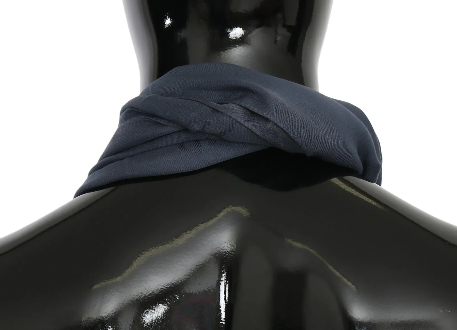 Dolce & Gabbana Modal Navy Blue Neck Wrap Men Shawl Scarf sold by Siebentaschen product image thumbnail 4