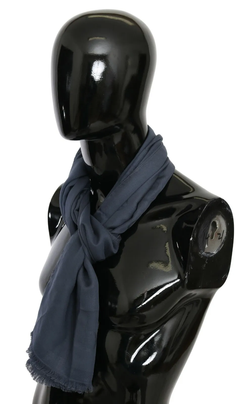 Dolce & Gabbana Modal Navy Blue Neck Wrap Men Shawl Scarf sold by Siebentaschen product image thumbnail 5