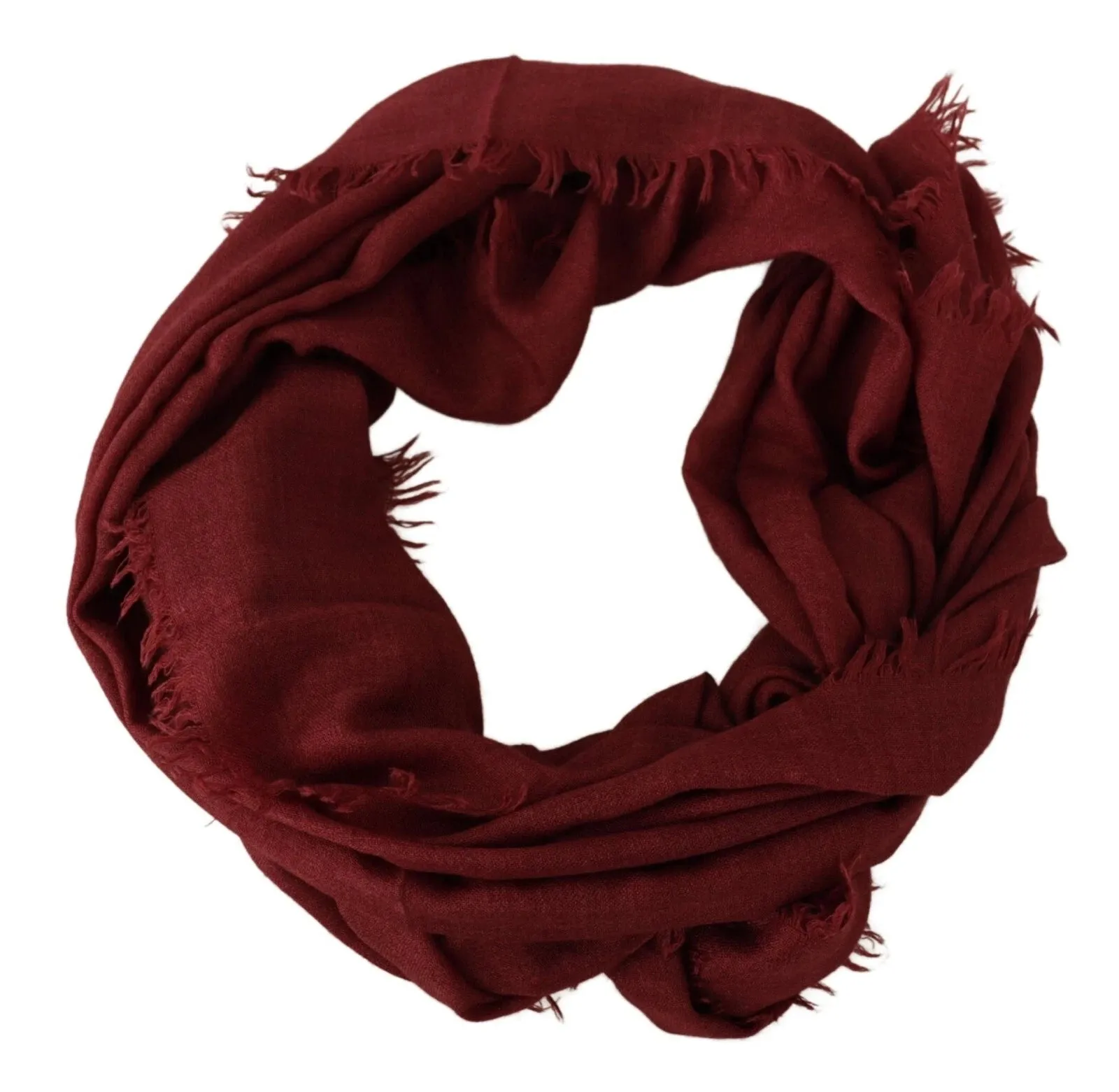 Dolce & Gabbana Red DG Crown Cashmere Silk Shawl Fringe Wrap Scarf sold by Siebentaschen product image thumbnail 4