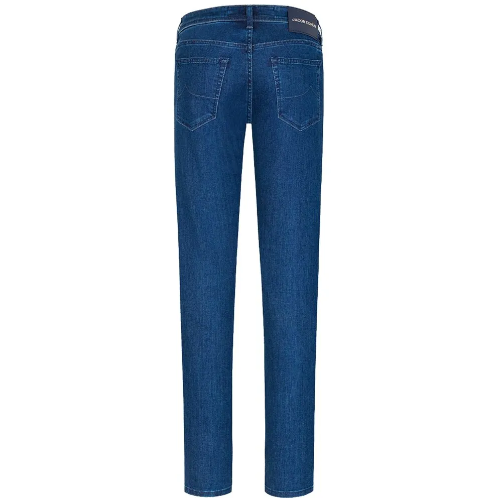 Jacob Cohen Blue Cotton Men's Jeans sold by Siebentaschen product image thumbnail 2