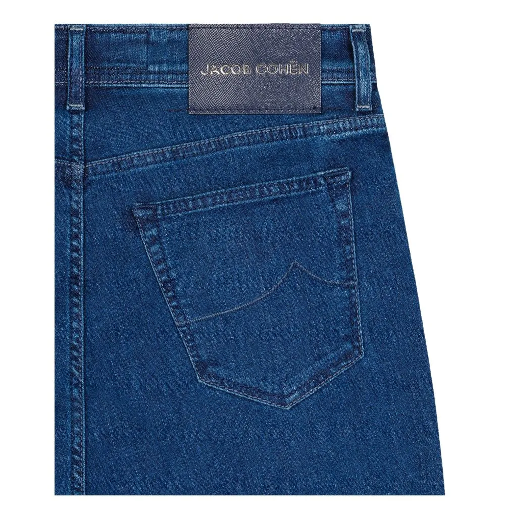 Jacob Cohen Blue Cotton Men's Jeans sold by Siebentaschen product image thumbnail 3
