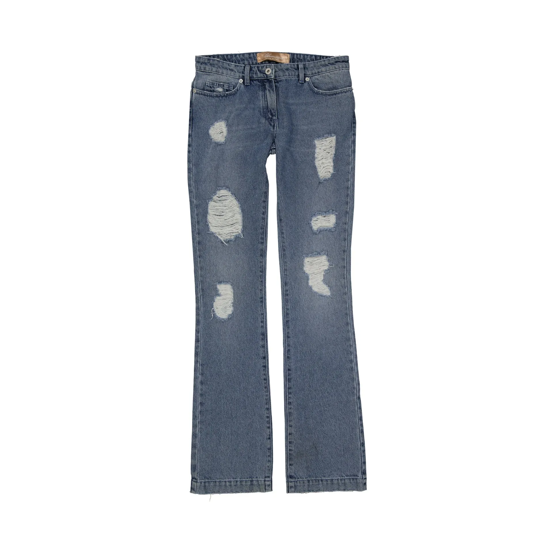 Blumarine Cotton Denim Jeans sold by Siebentaschen