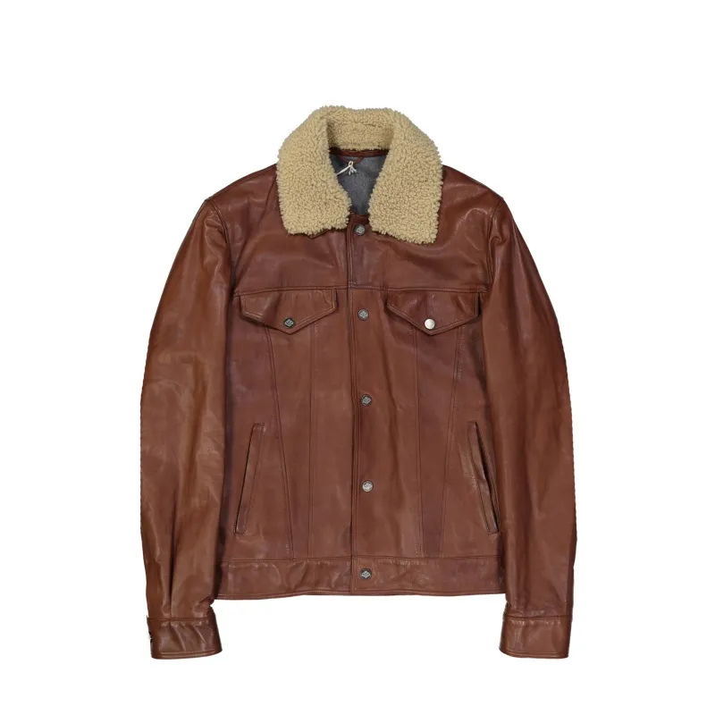 Borrelli Leather Jacket sold by Siebentaschen