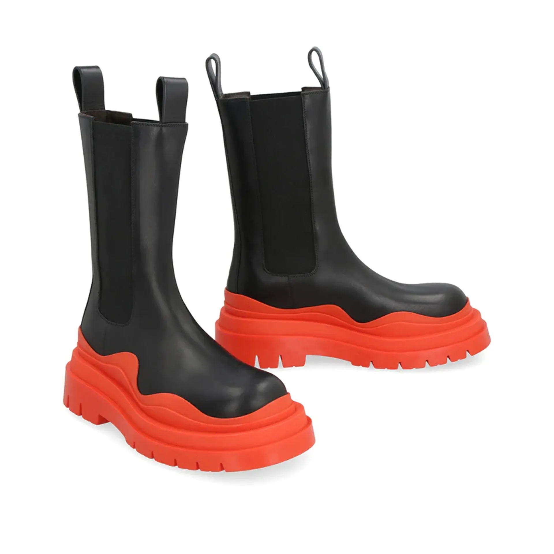 Bottega Veneta Leather Tire Boots sold by Siebentaschen product image thumbnail 2