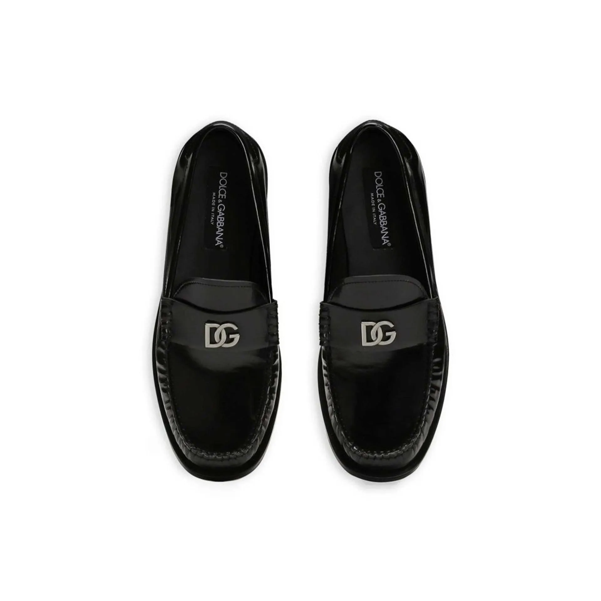 Dolce & Gabbana Leather Logo Loafers sold by Siebentaschen product image thumbnail 4