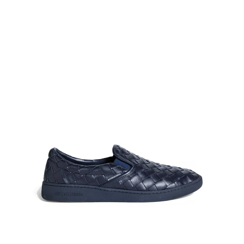 Bottega Veneta Intrecciato Leather Sneakers sold by Siebentaschen