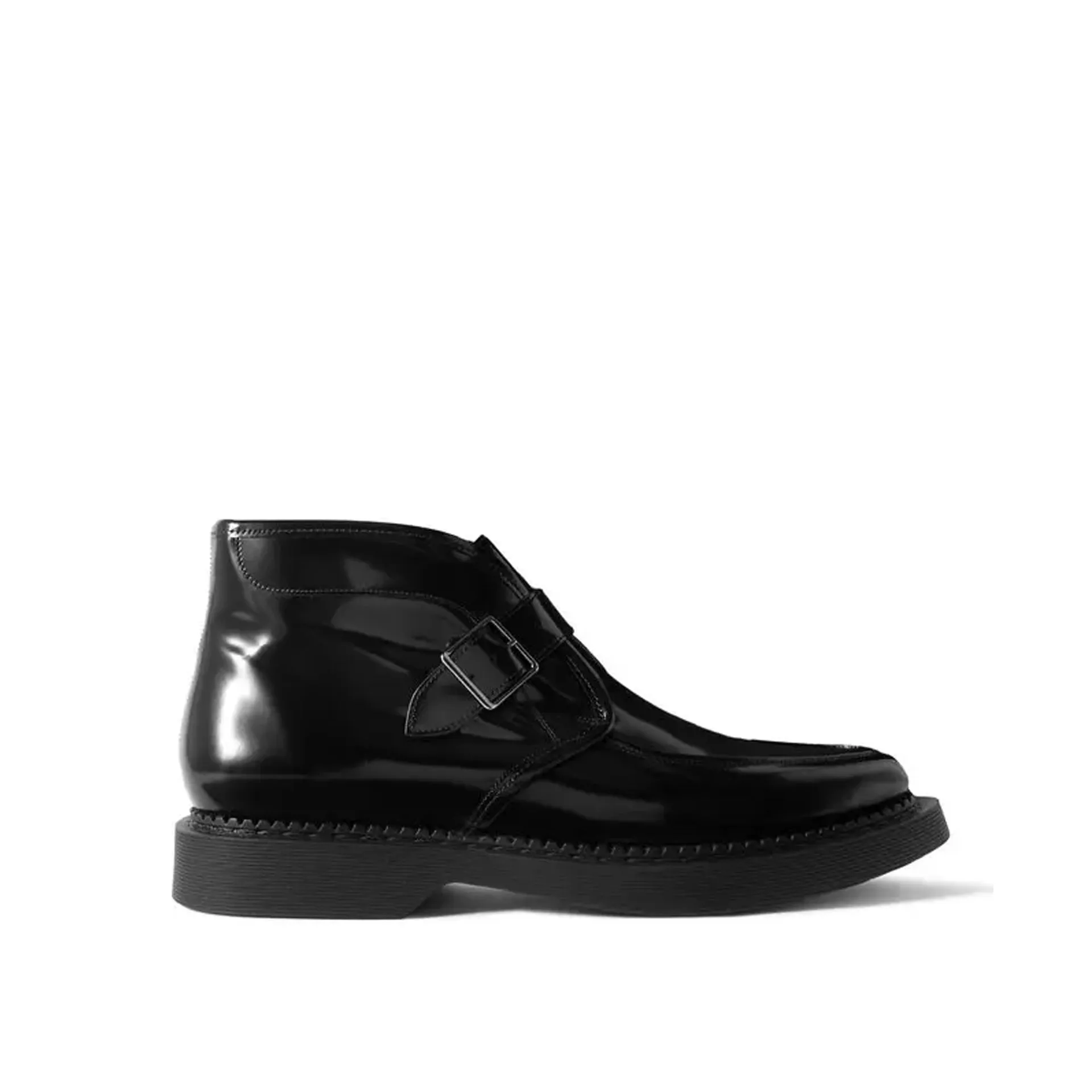 Saint Laurent Leather Creeper Boots sold by Siebentaschen