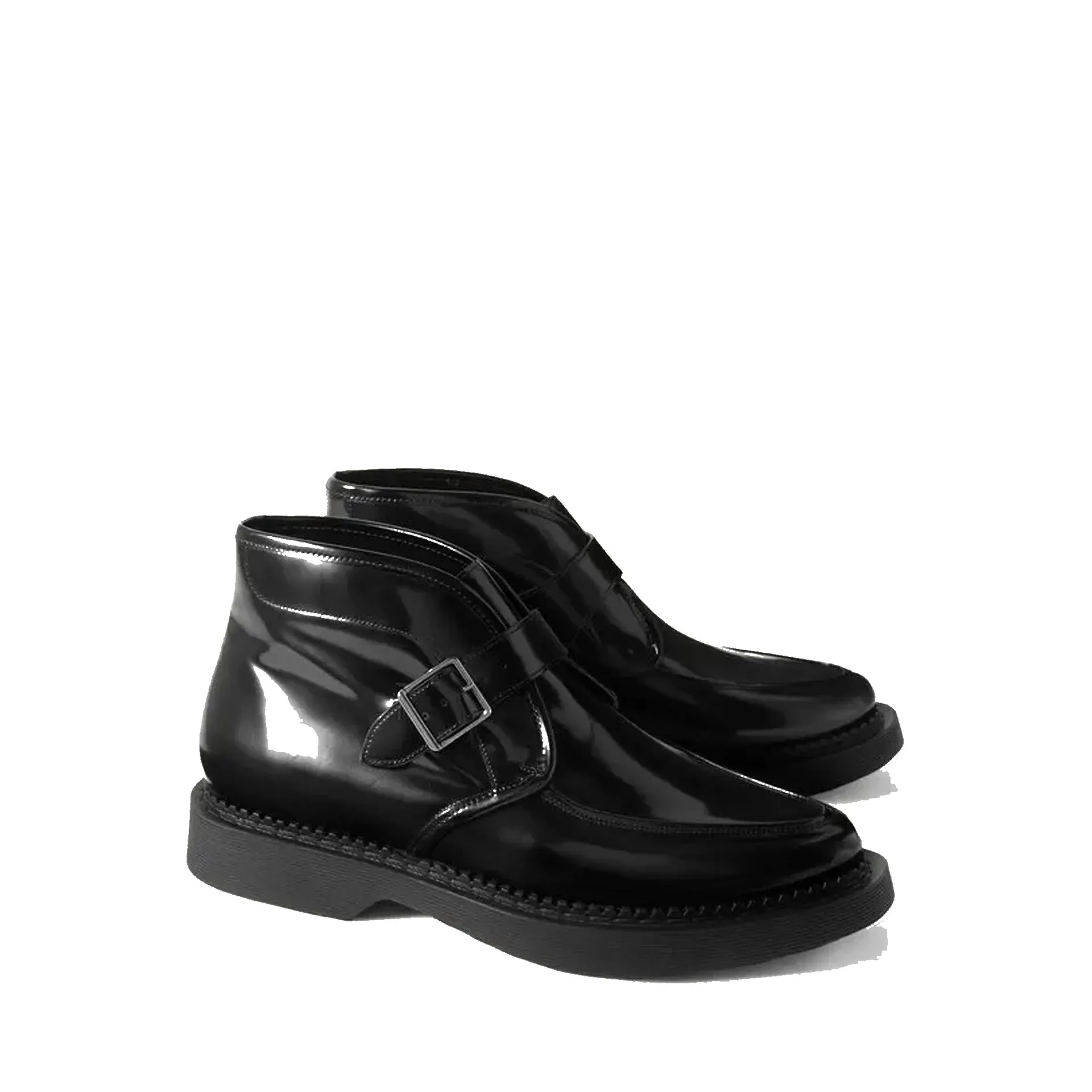 Saint Laurent Leather Creeper Boots sold by Siebentaschen product image thumbnail 2