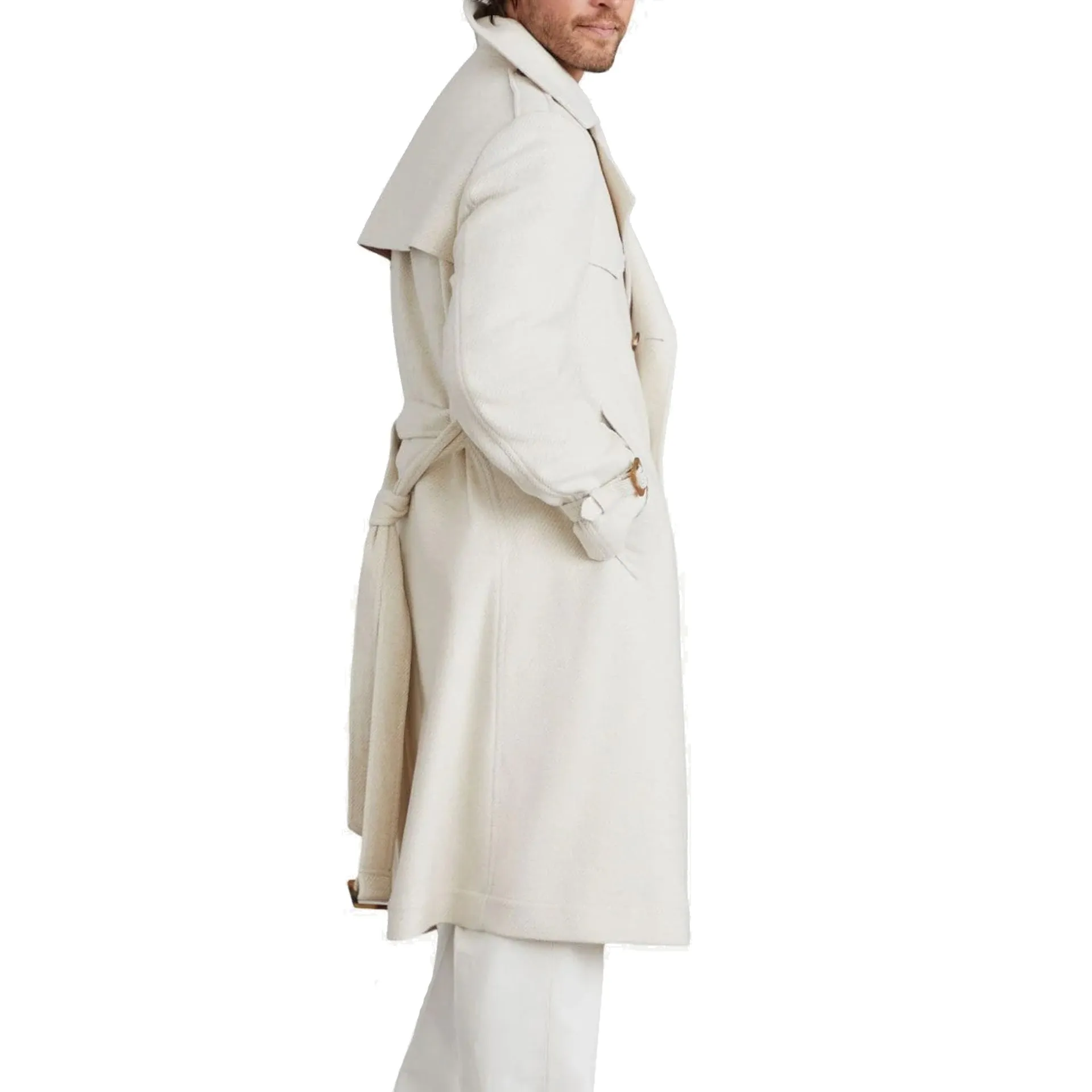 Brunello Cucinelli Wool Trench Coat sold by Siebentaschen product image thumbnail 3
