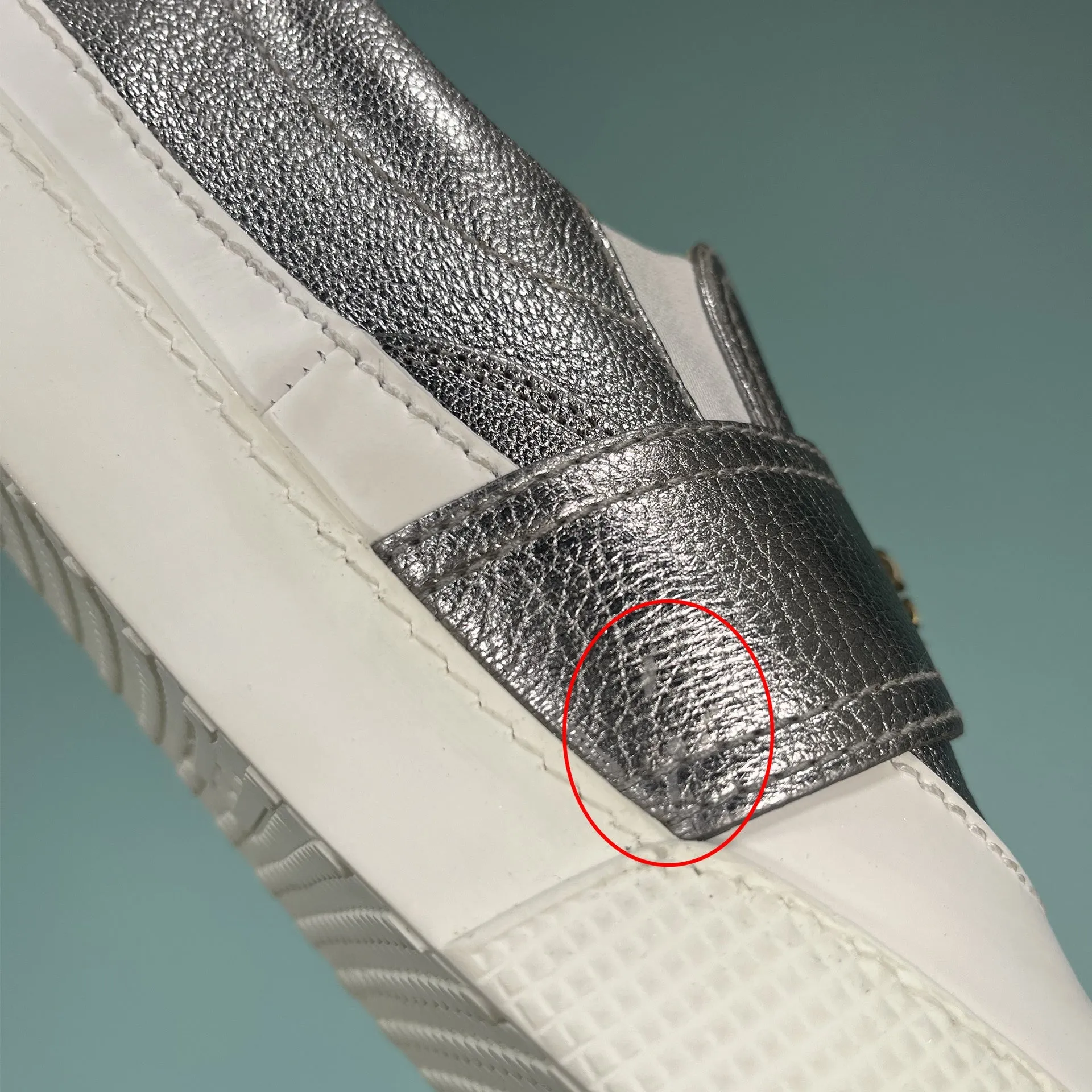 Miu Miu Leather Crystal Sneakers sold by Siebentaschen product image thumbnail 5