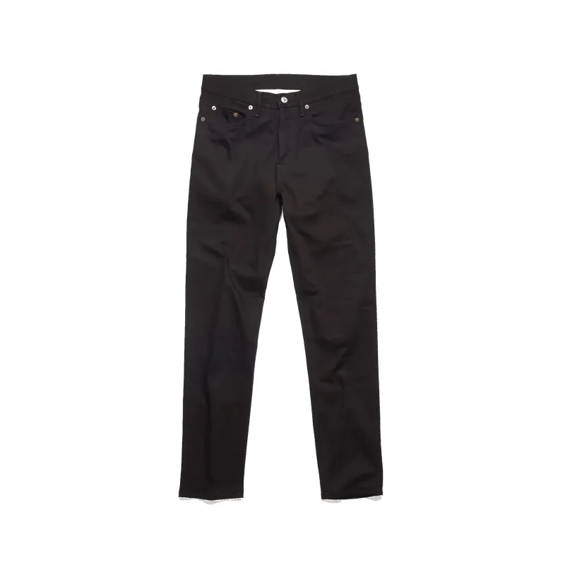 Acne Studios Blå Konst River Stay Cotton Denim Jeans sold by Siebentaschen