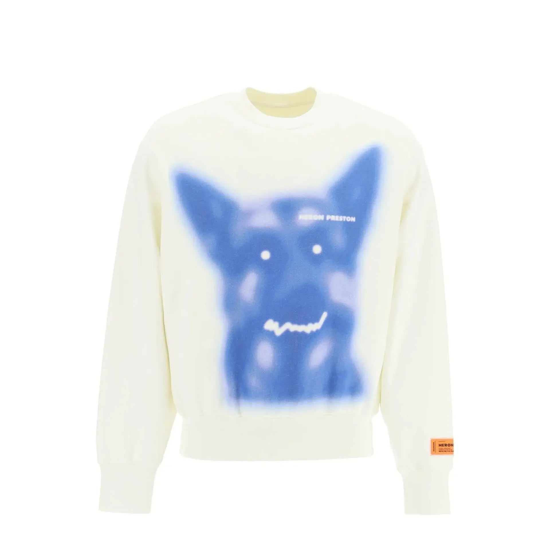 Heron Preston Beware Of Dog Cotton Sweatshirt sold by Siebentaschen