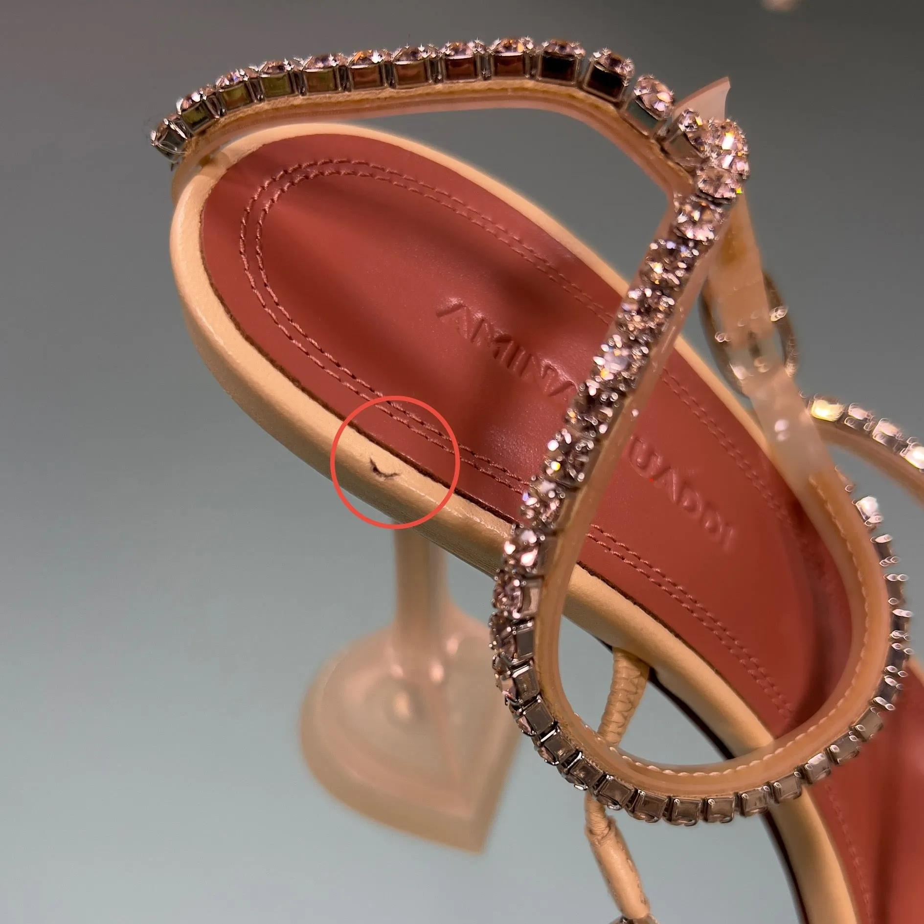 Amina Muaddi Gilda 105mm Sandals sold by Siebentaschen product image thumbnail 5