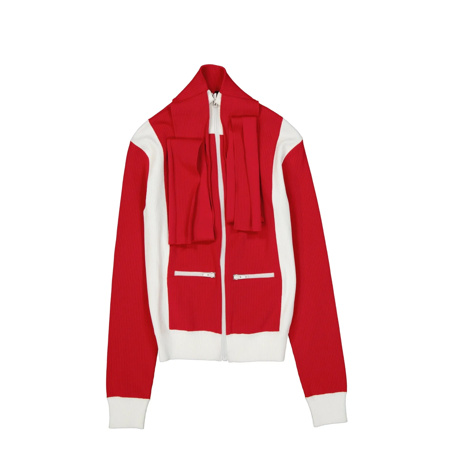 Valentino Zip-Up Cardigan sold by Siebentaschen