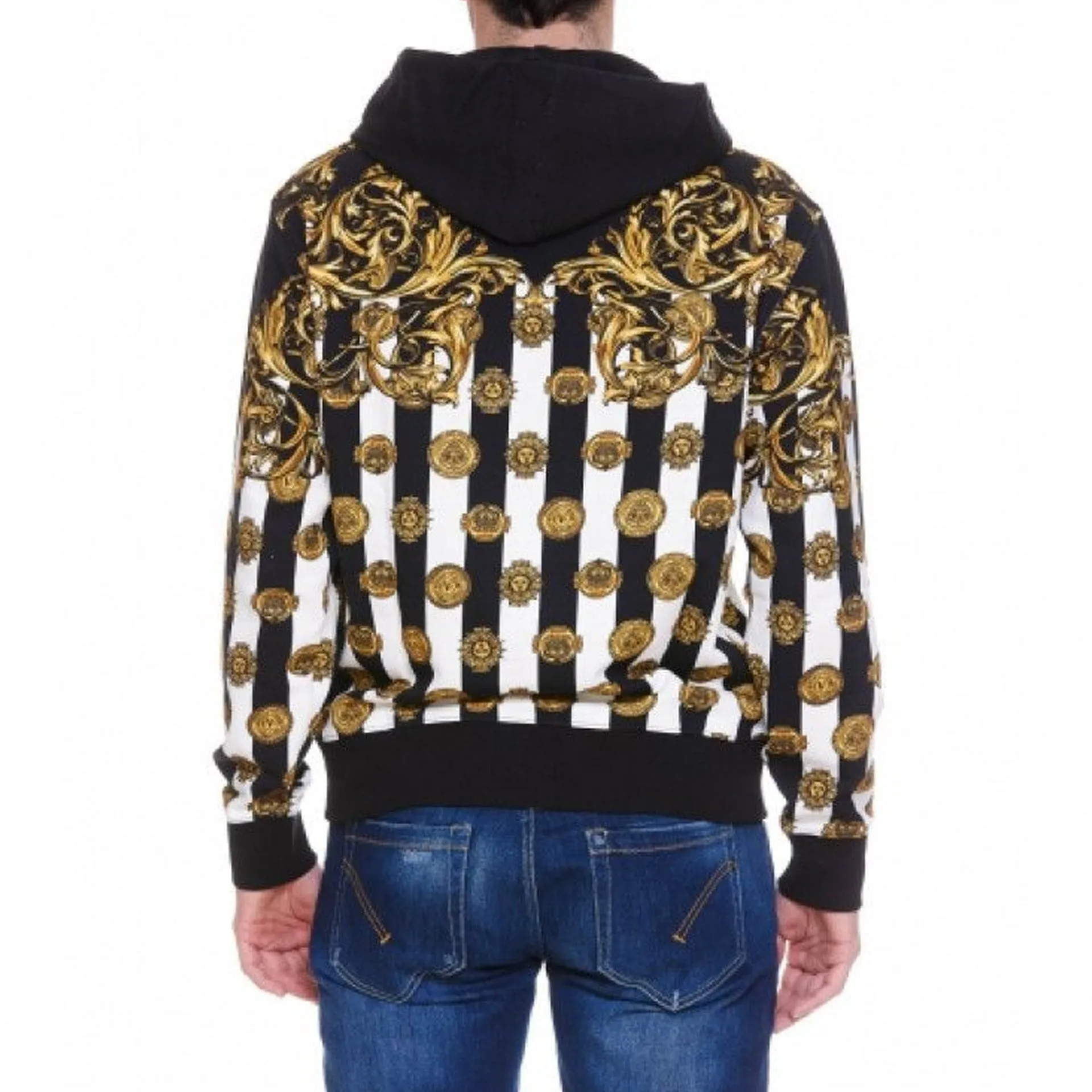 Versace Jeans Couture Printed Hooded Sweatshirt sold by Siebentaschen product image thumbnail 3