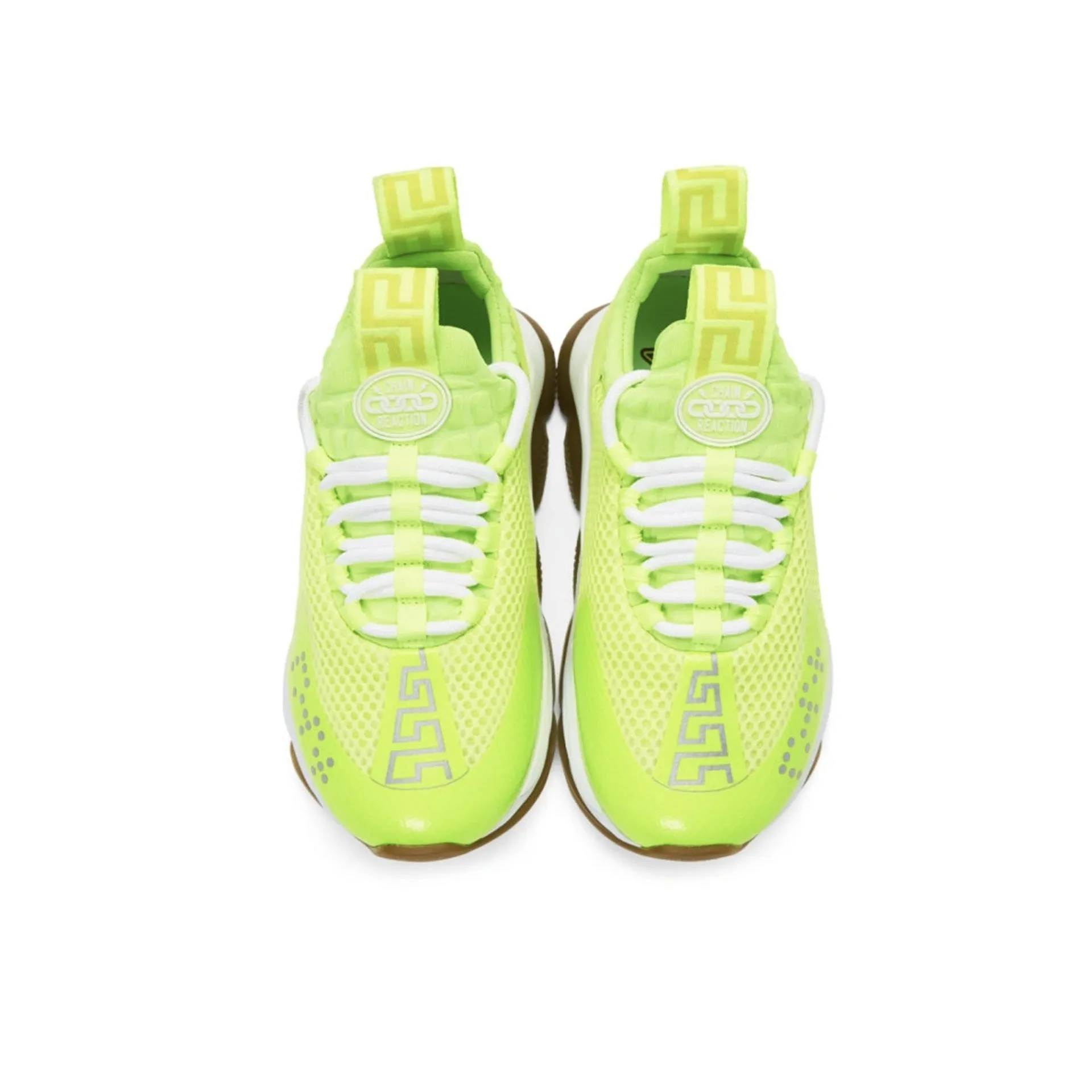 Versace SS19 Neon "Cross Chainer" Sneakers sold by Siebentaschen product image thumbnail 4