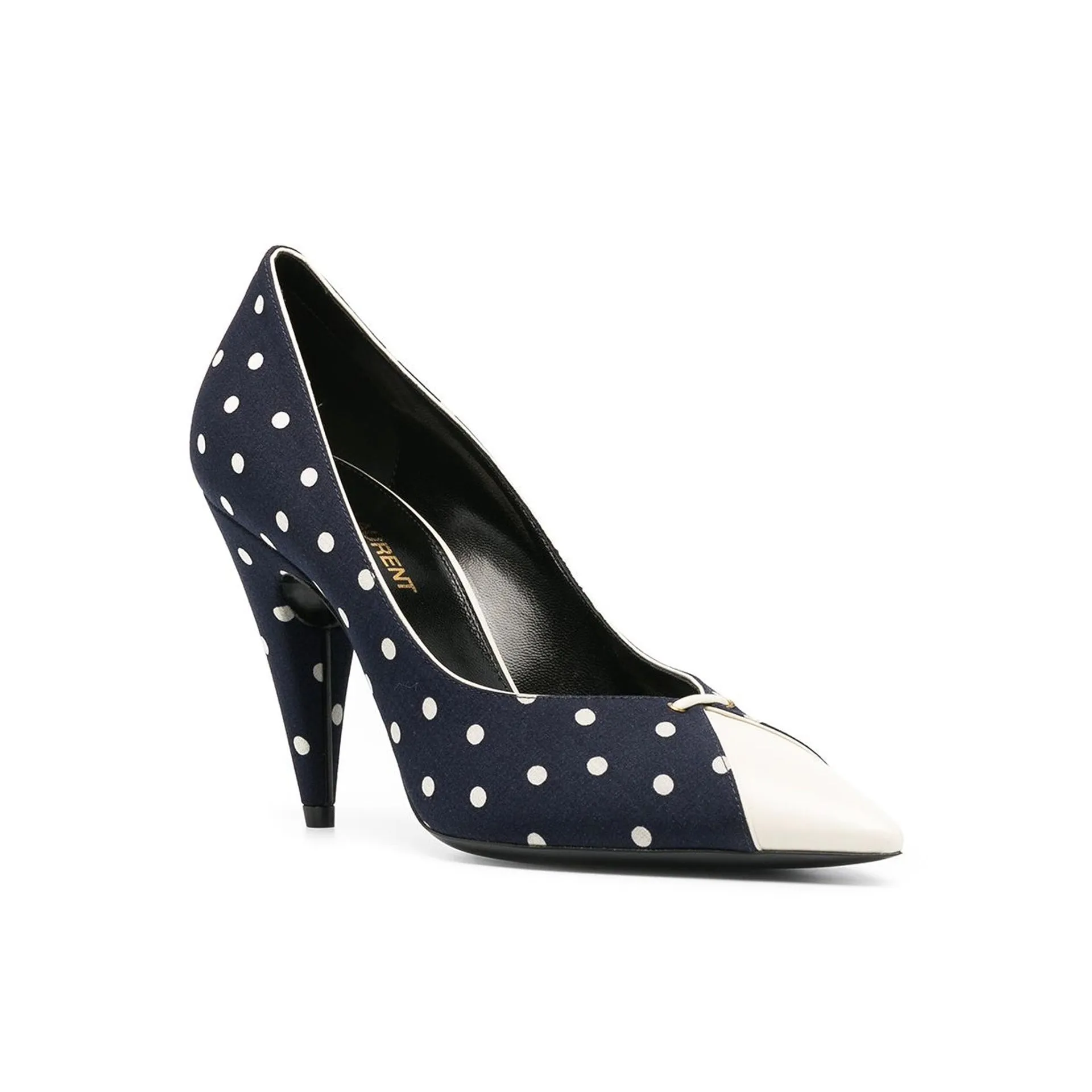 Saint Laurent Lola Polka Dot-Print Pumps sold by Siebentaschen product image thumbnail 2