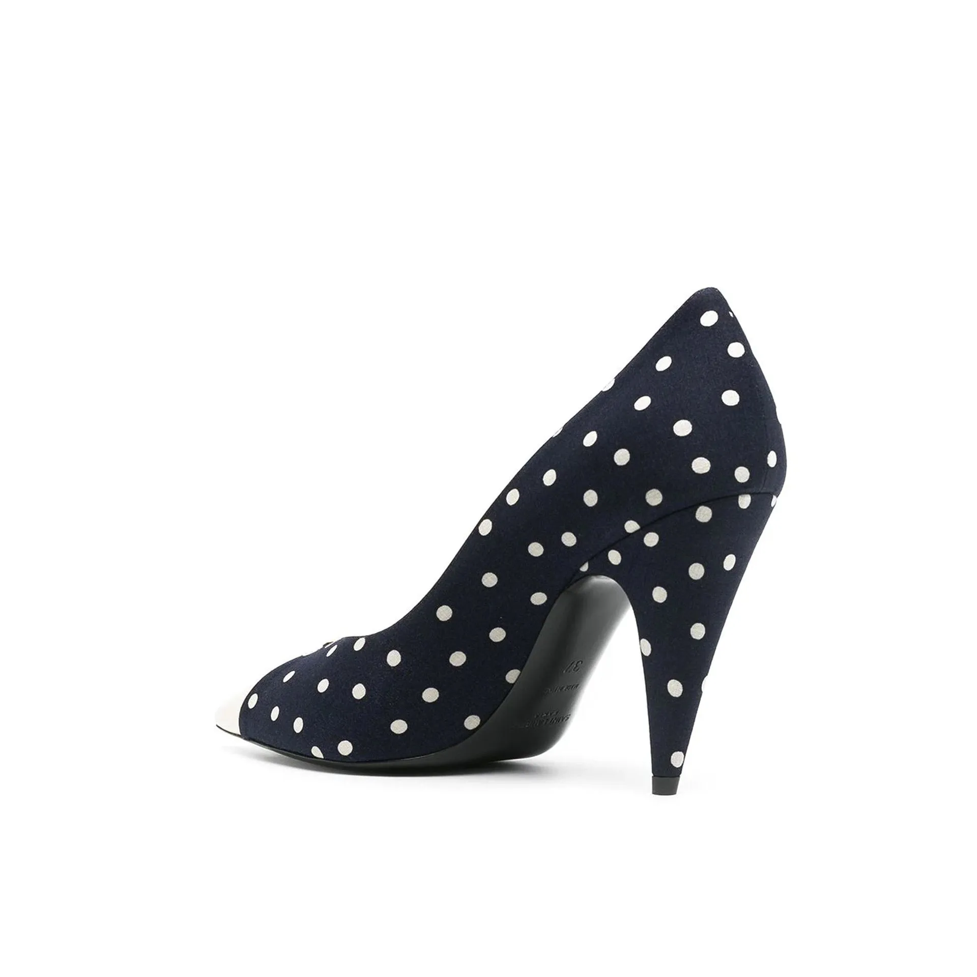 Saint Laurent Lola Polka Dot-Print Pumps sold by Siebentaschen product image thumbnail 3