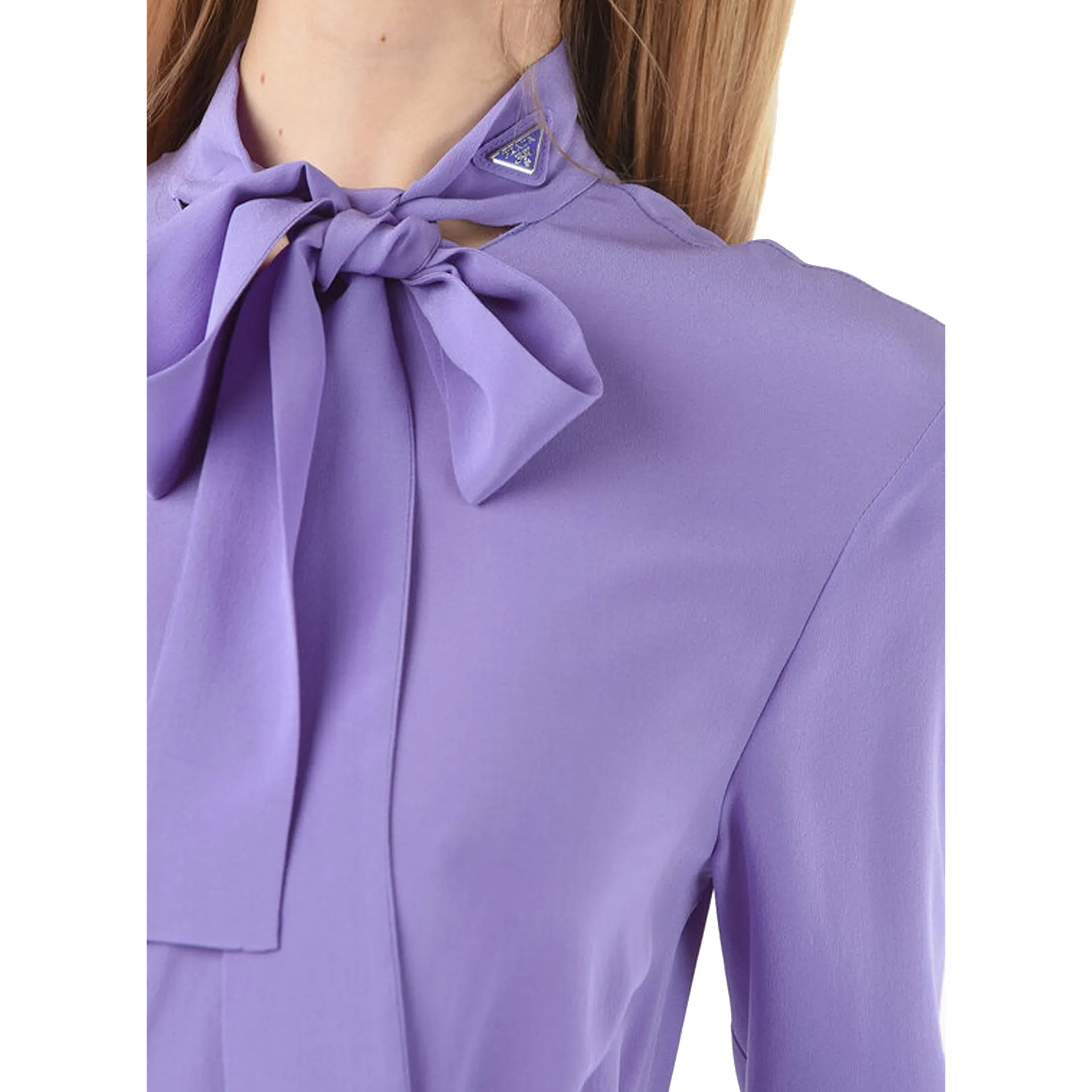 Prada Tie Neck Silk Dress sold by Siebentaschen product image thumbnail 4