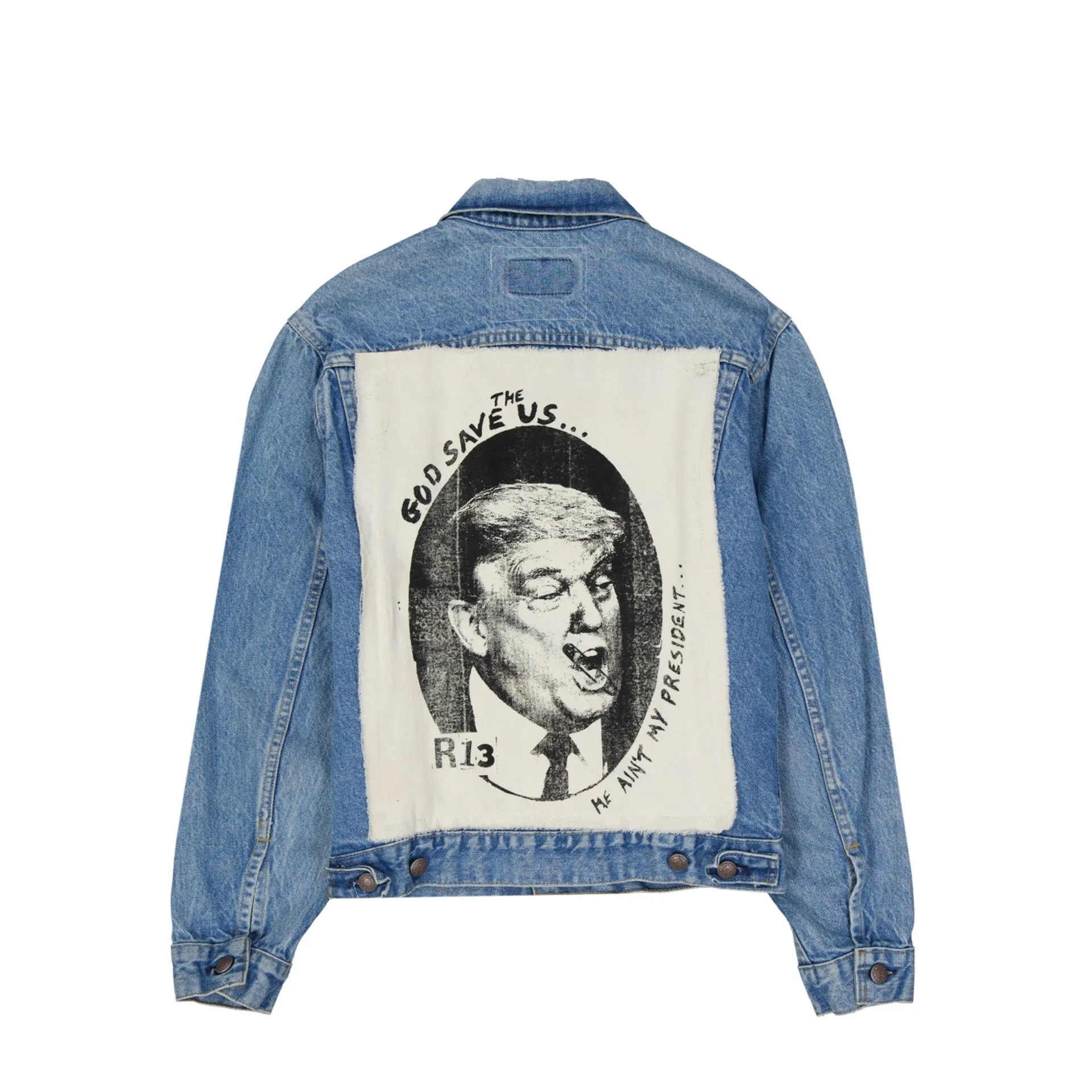 R13 Cotton Denim Jacket sold by Siebentaschen product image thumbnail 2