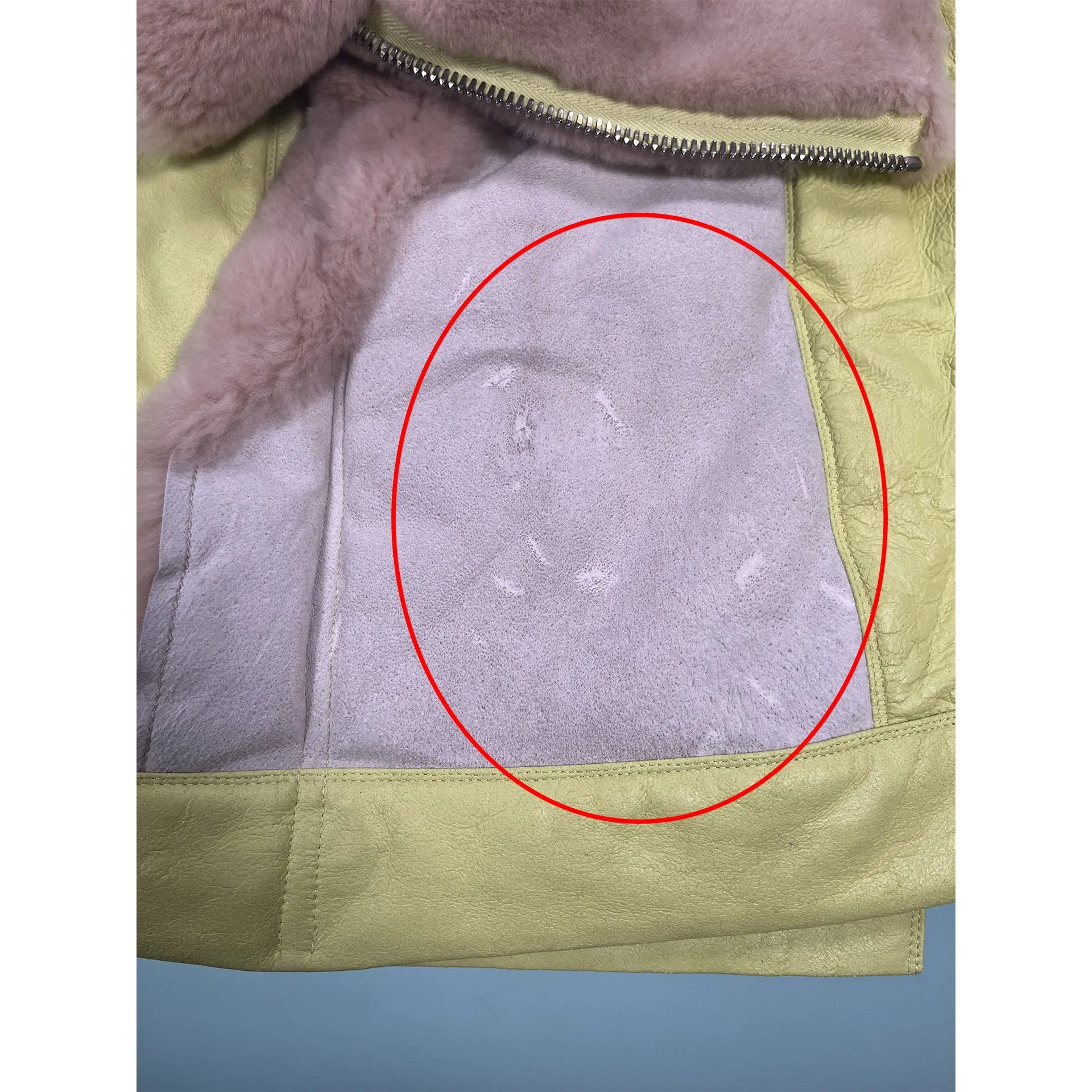 Rick Owen Leather Jacket sold by Siebentaschen product image thumbnail 3