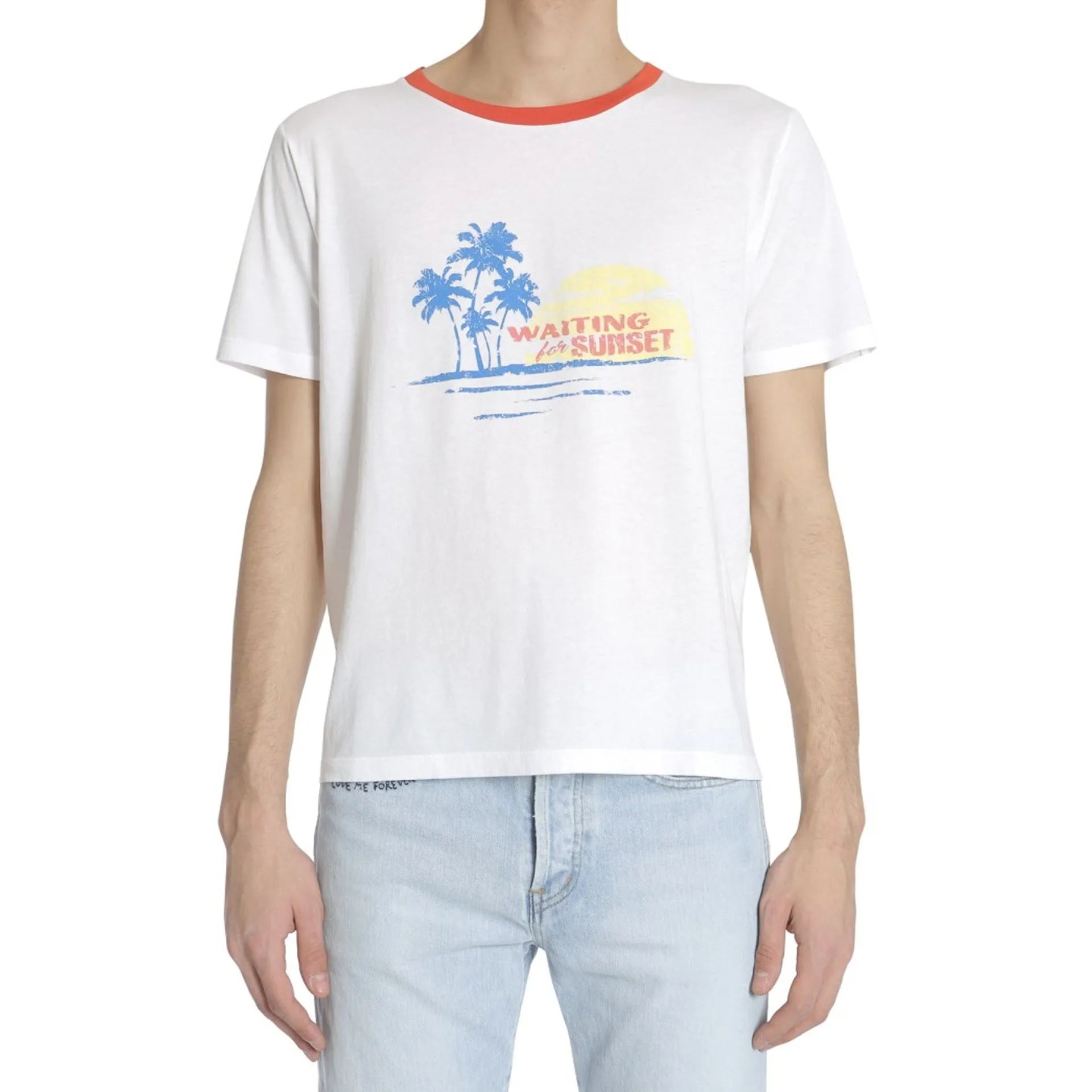 Saint Laurent Cotton Printed T-Shirt sold by Siebentaschen product image thumbnail 2