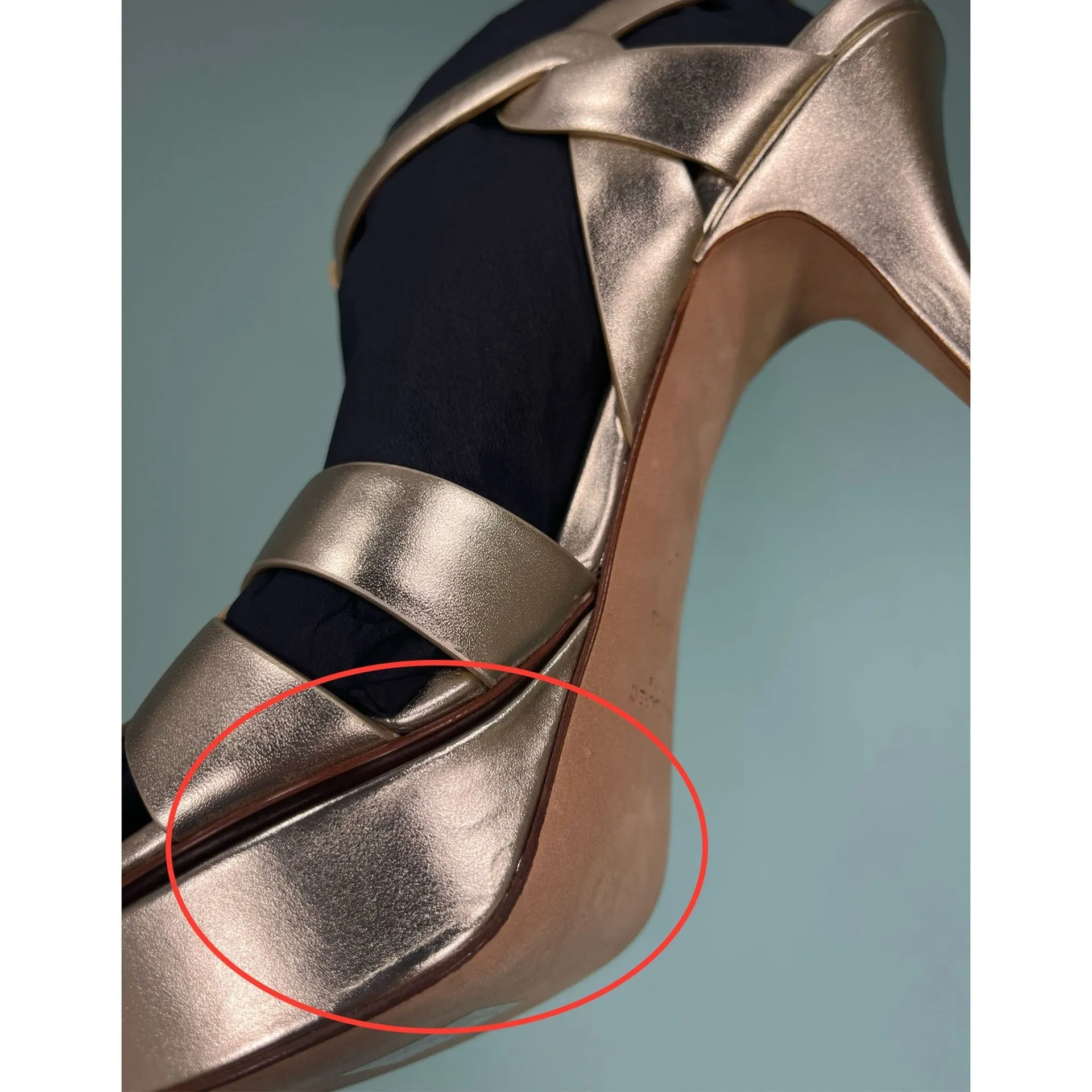 Saint Laurent Tribute Sandals sold by Siebentaschen product image thumbnail 4