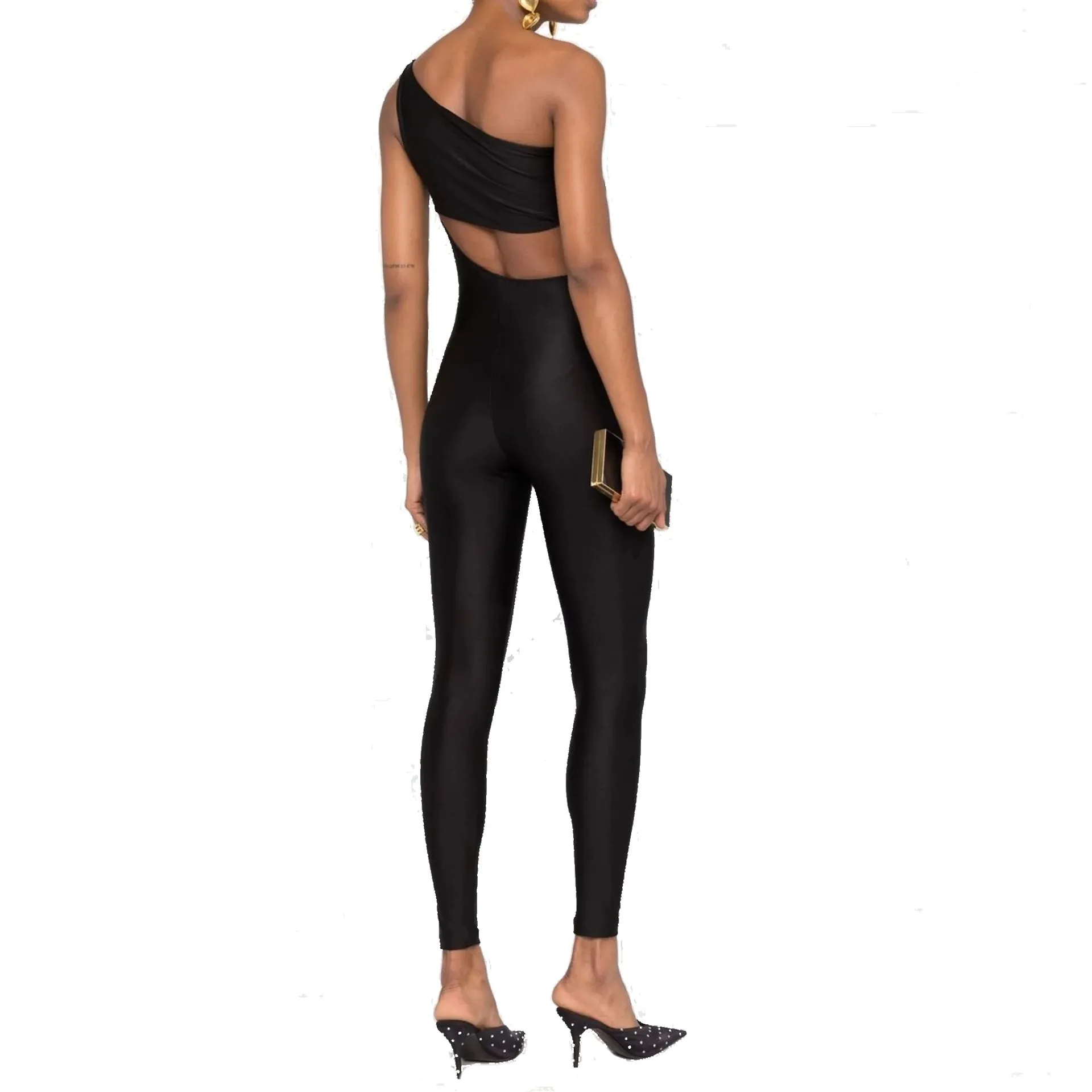 Saint Laurent One-Shoulder Playsuit sold by Siebentaschen product image thumbnail 2
